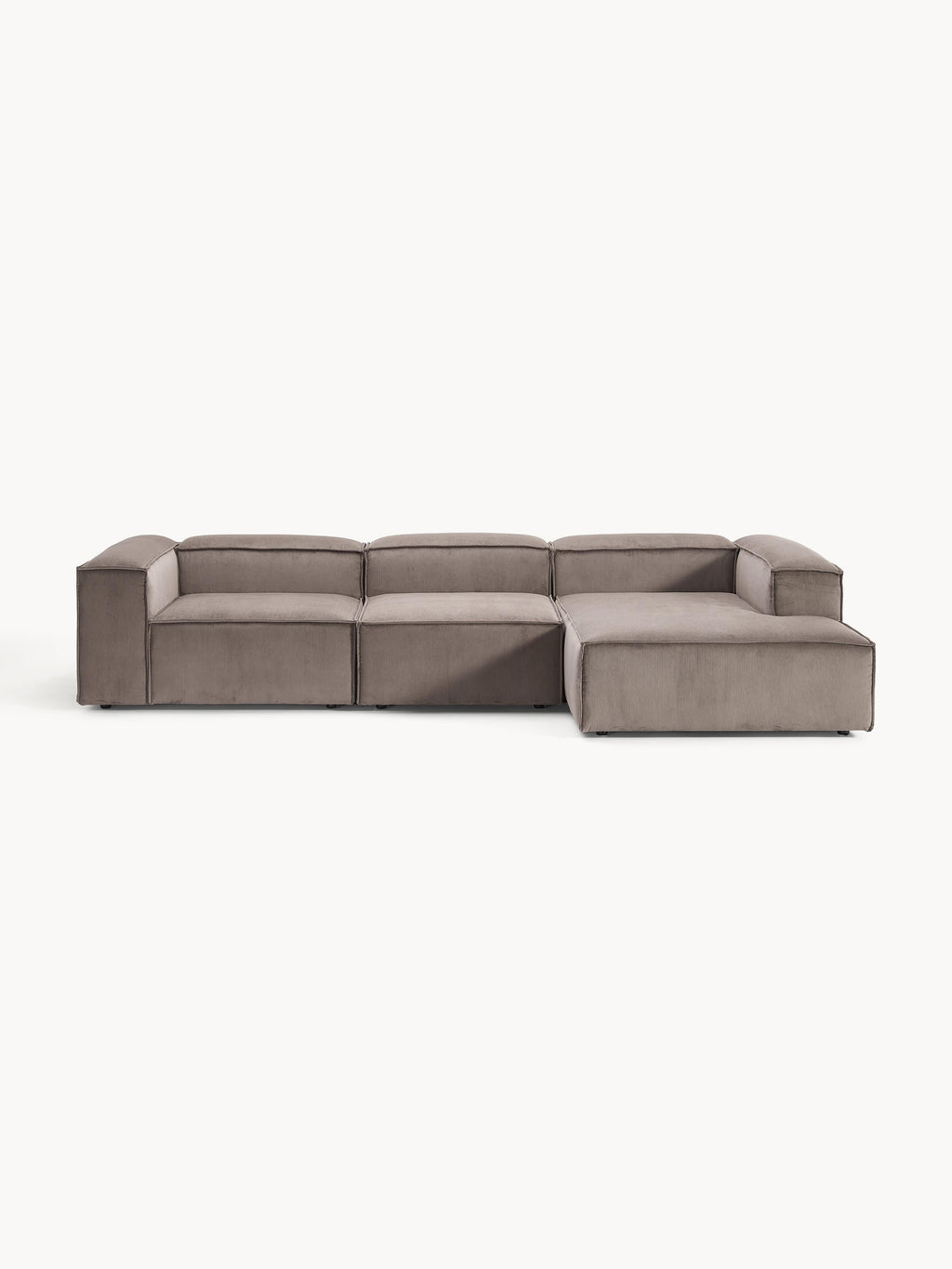 Lennon Corduroy Modular Corner Sofa (4-seater)