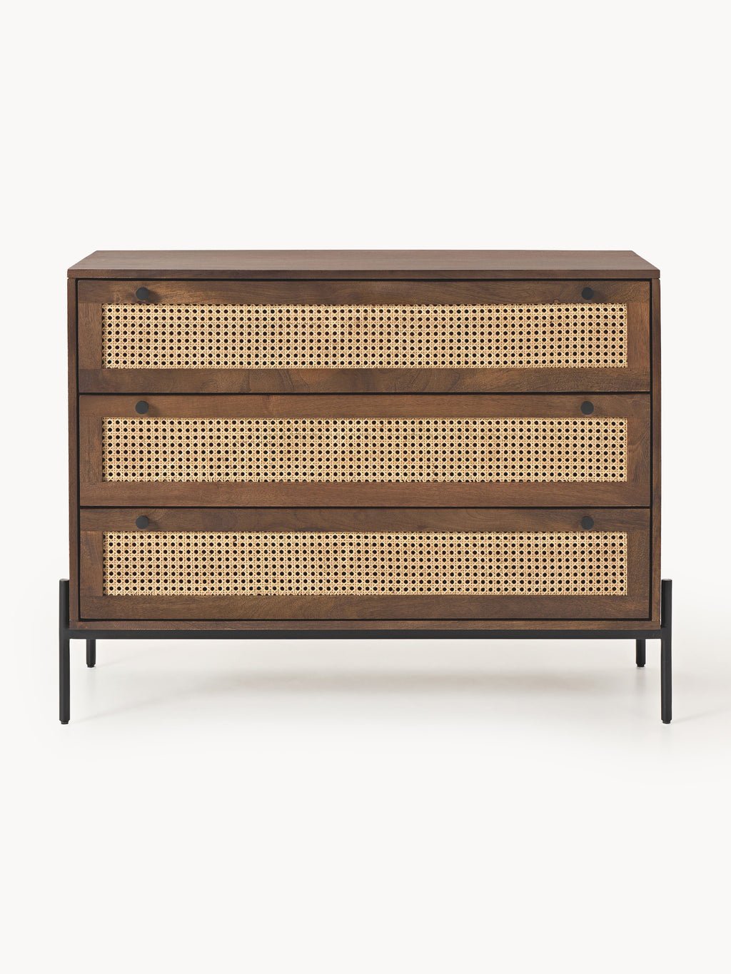 Vienna Chest of Drawers with Viennese Wickerwork