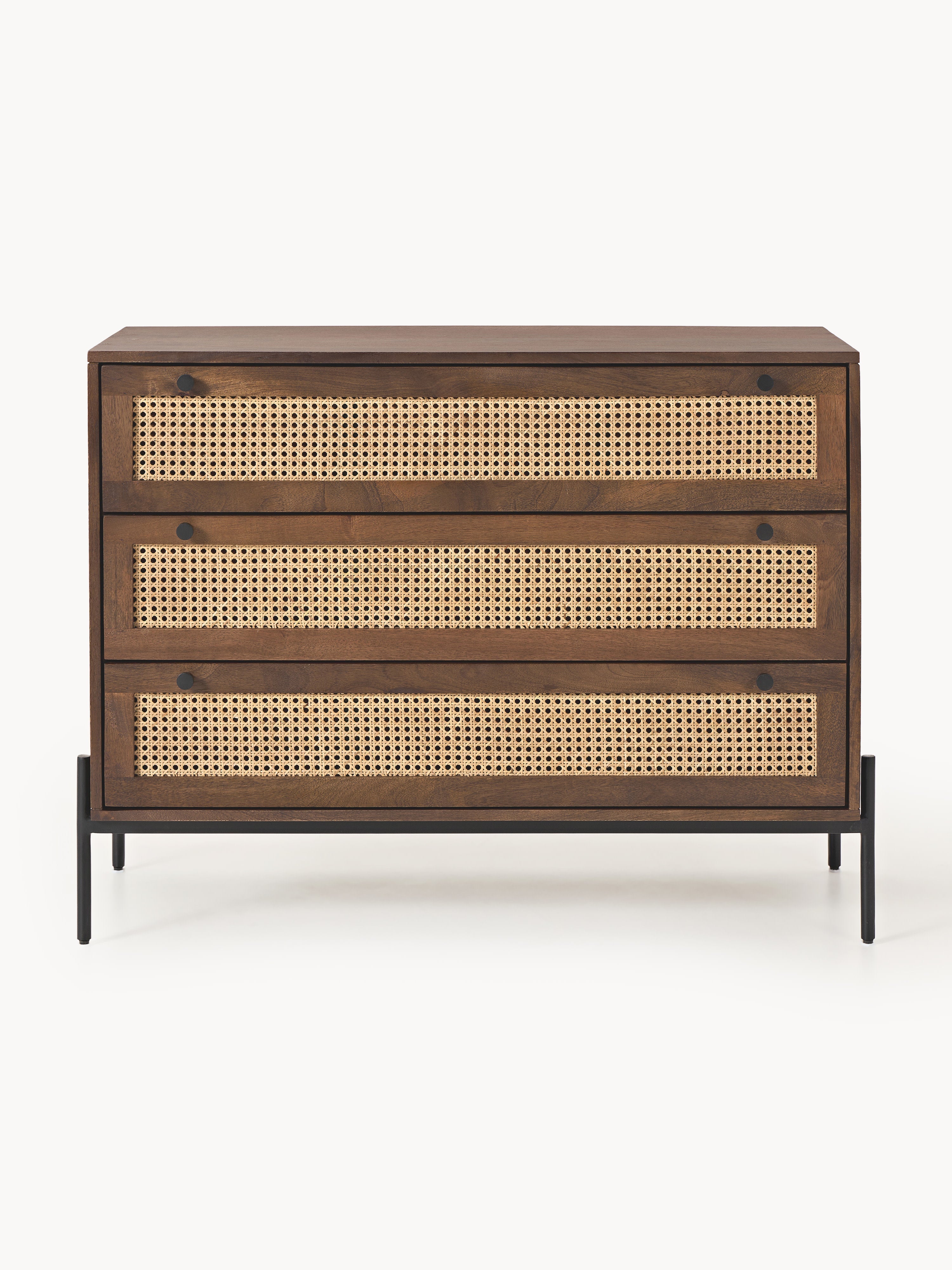 Vienna Chest of Drawers with Viennese Wickerwork
