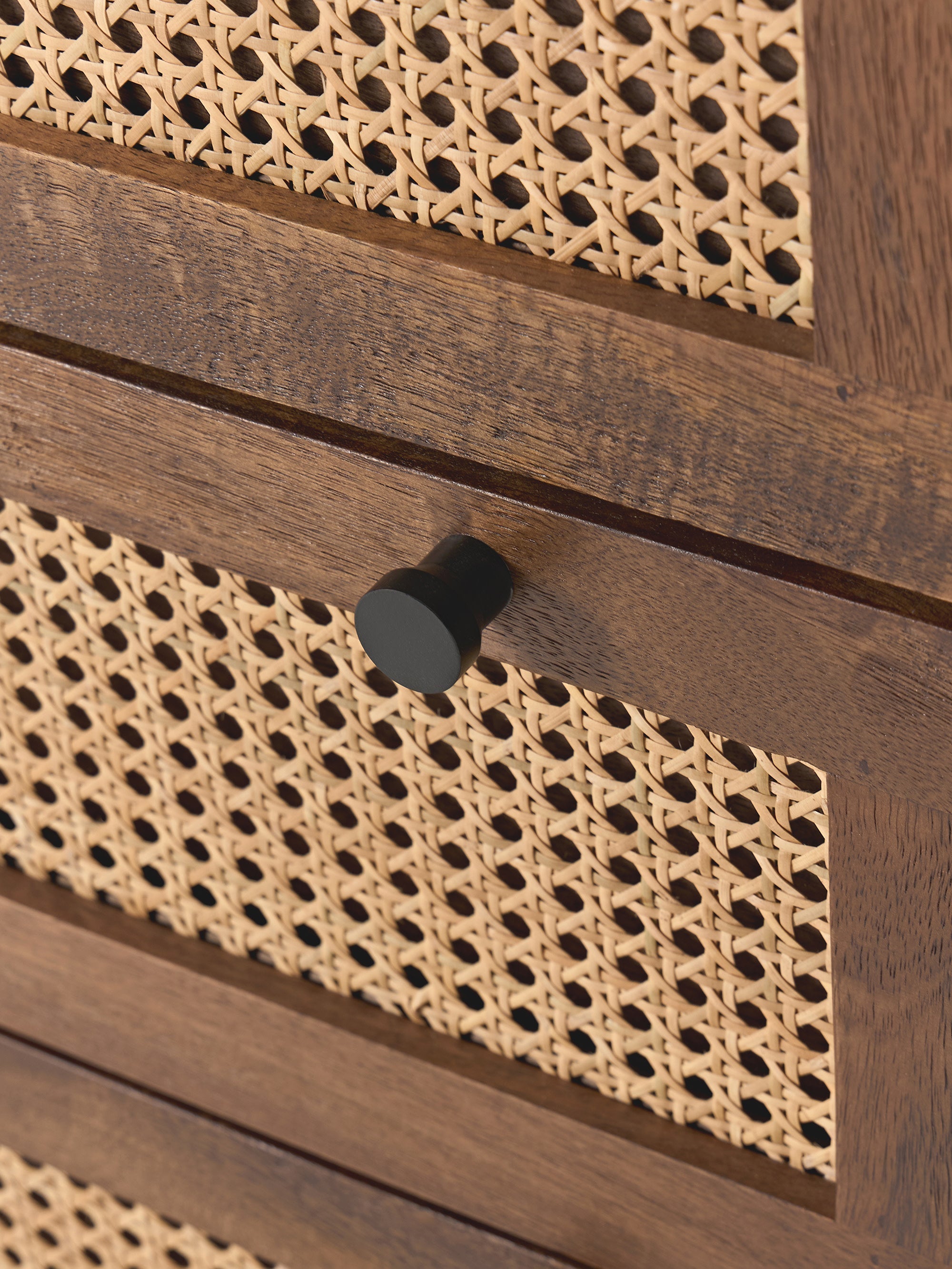 Vienna Chest of Drawers with Viennese Wickerwork