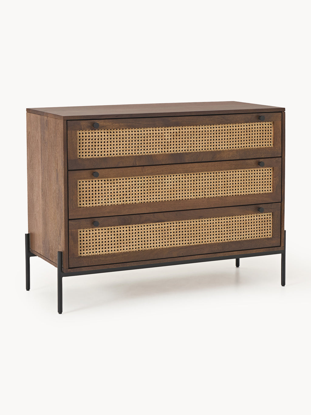 Gallery image 1 - Chest of Drawers Vienna with Viennese Wickerwork