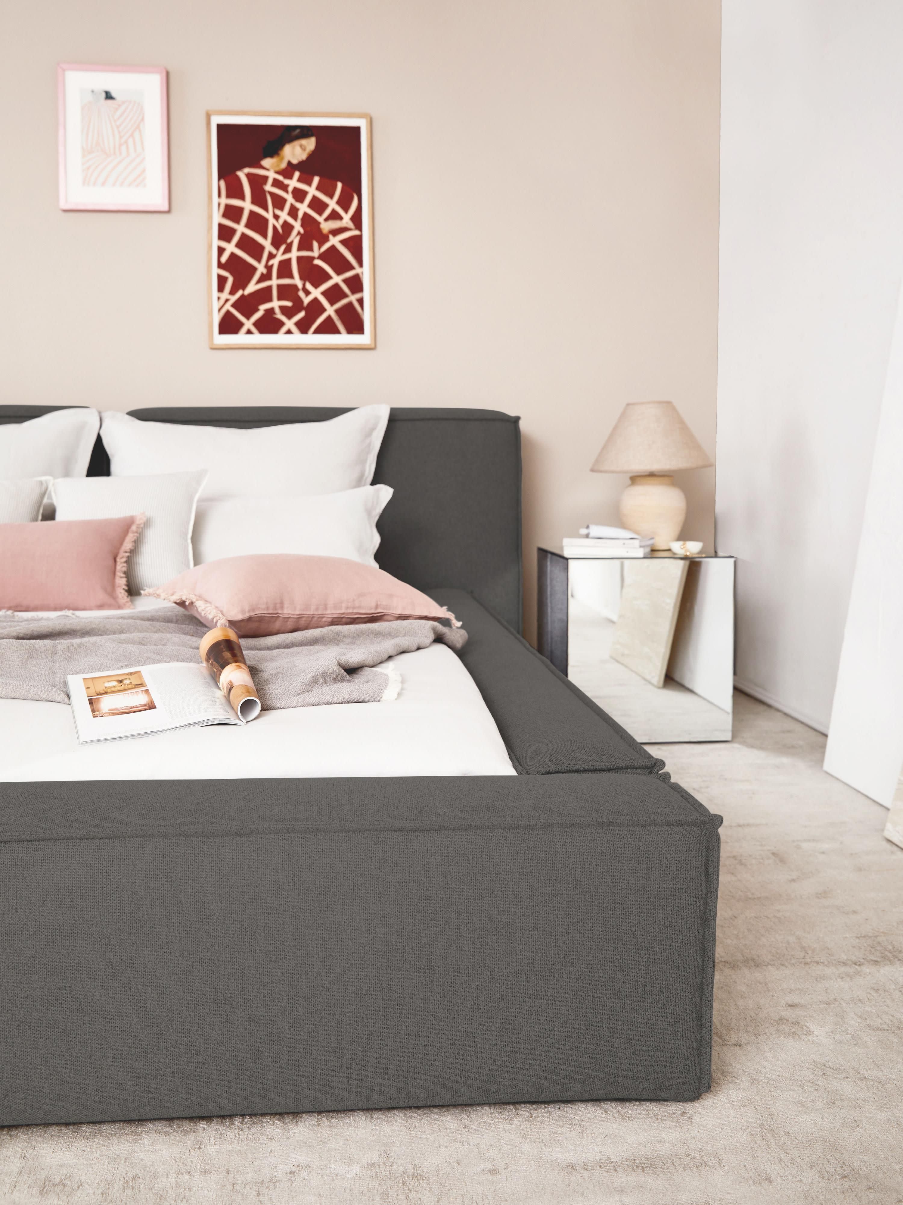 Lennon Upholstered Bed with Storage Space