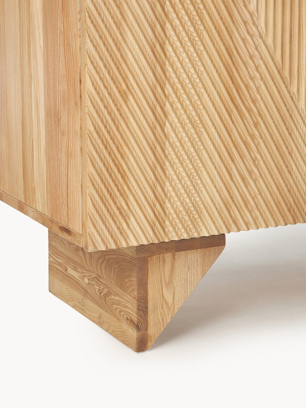 Louis Ash Wood Highboard