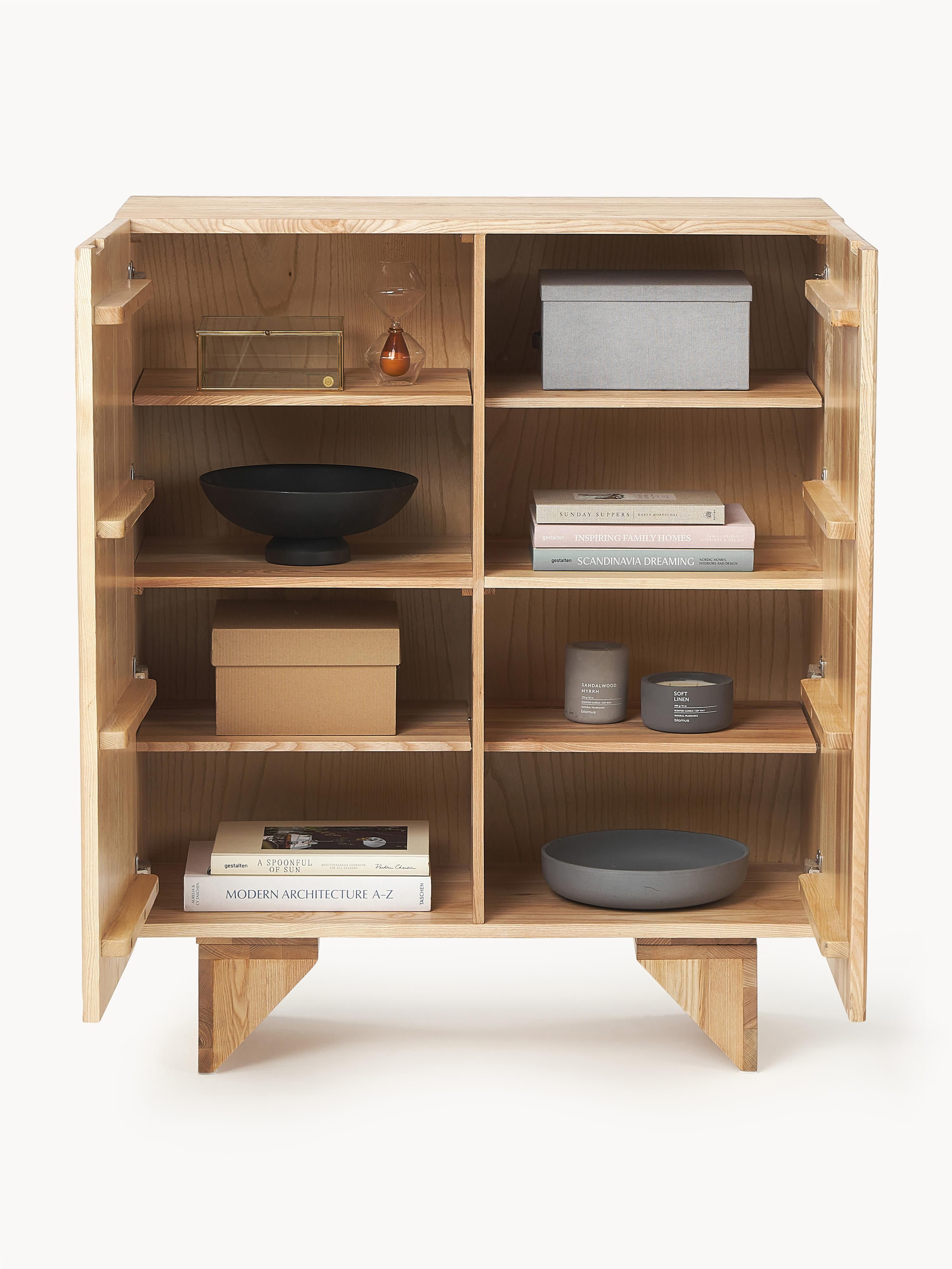 Louis Ash Wood Highboard