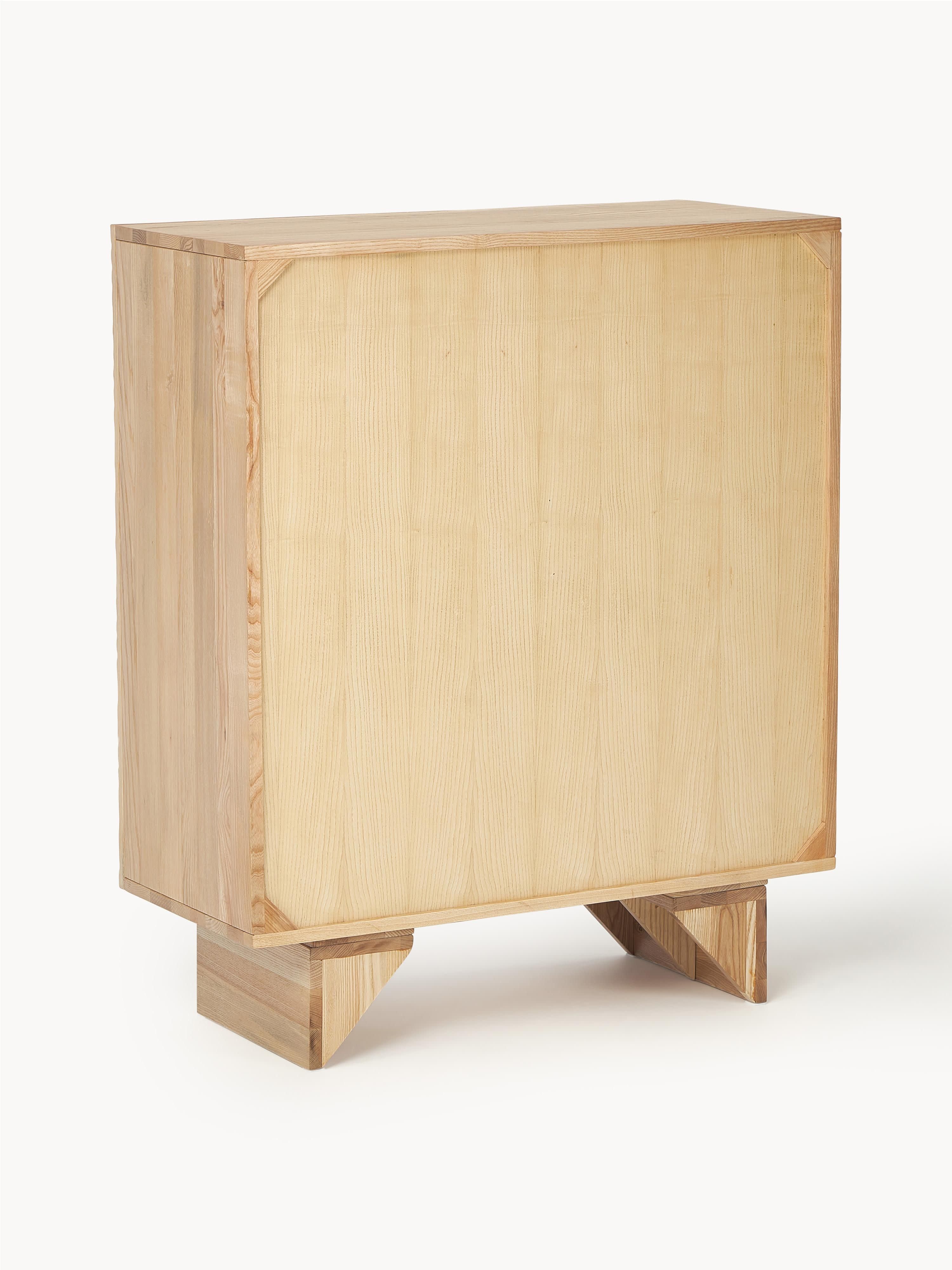 Louis Ash Wood Highboard