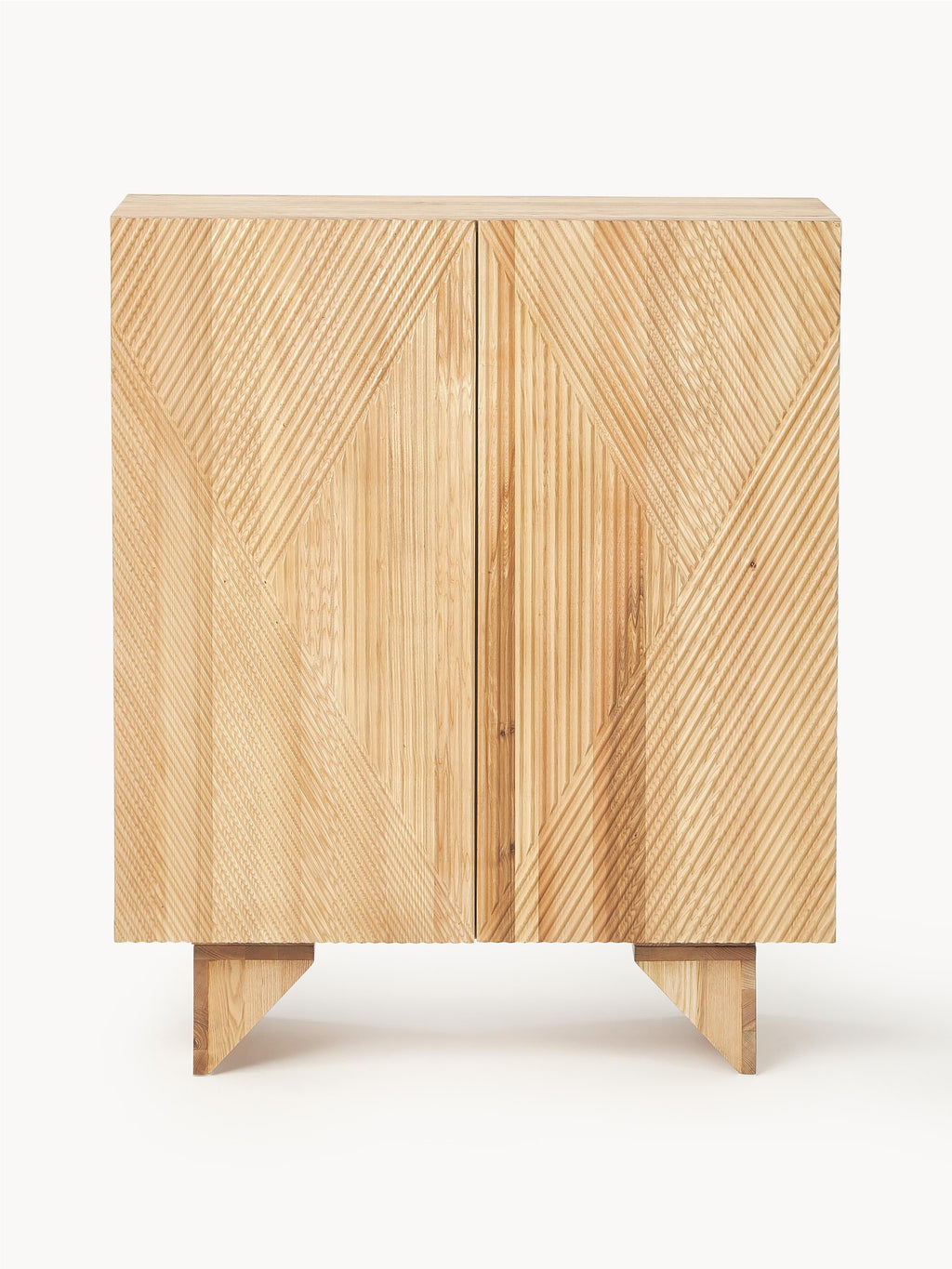 Louis Ash Wood Highboard