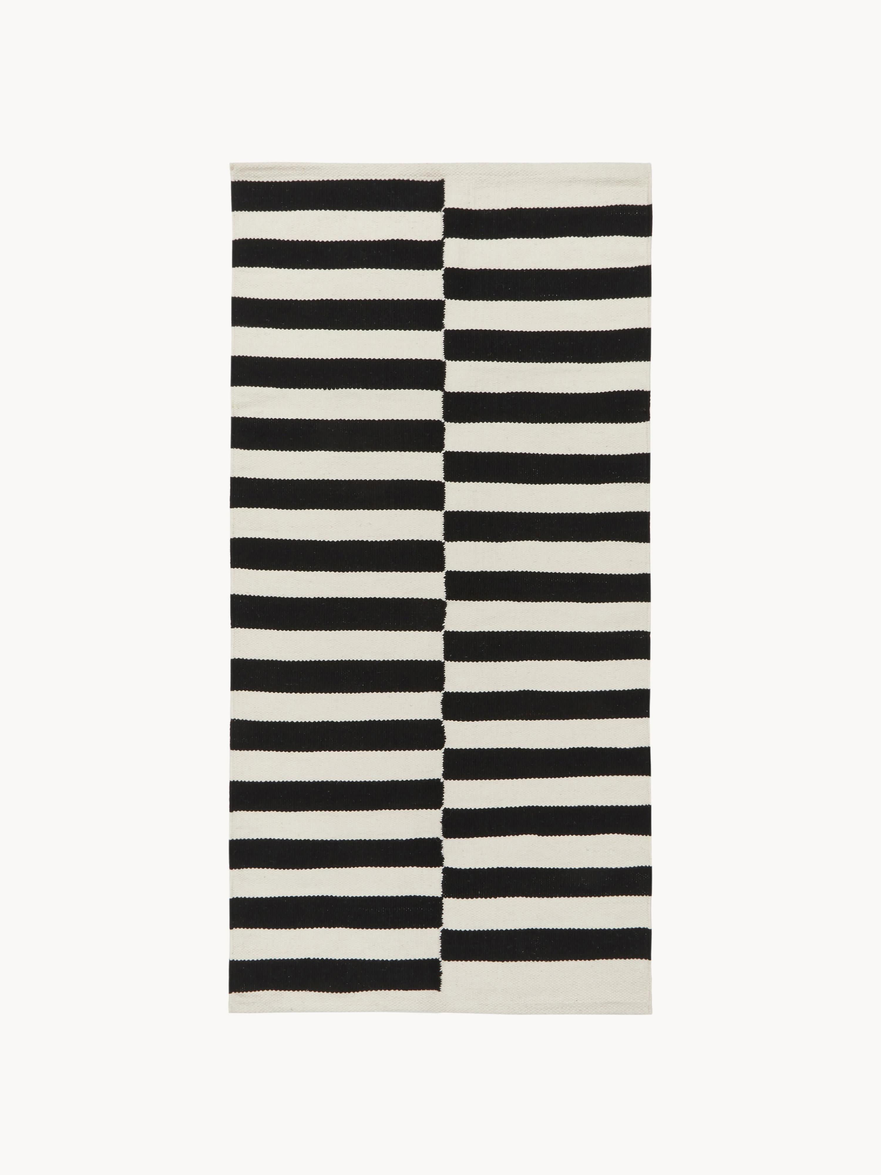Gallery image 1 - Hand-Woven Kelim Rug Donna with Stripes