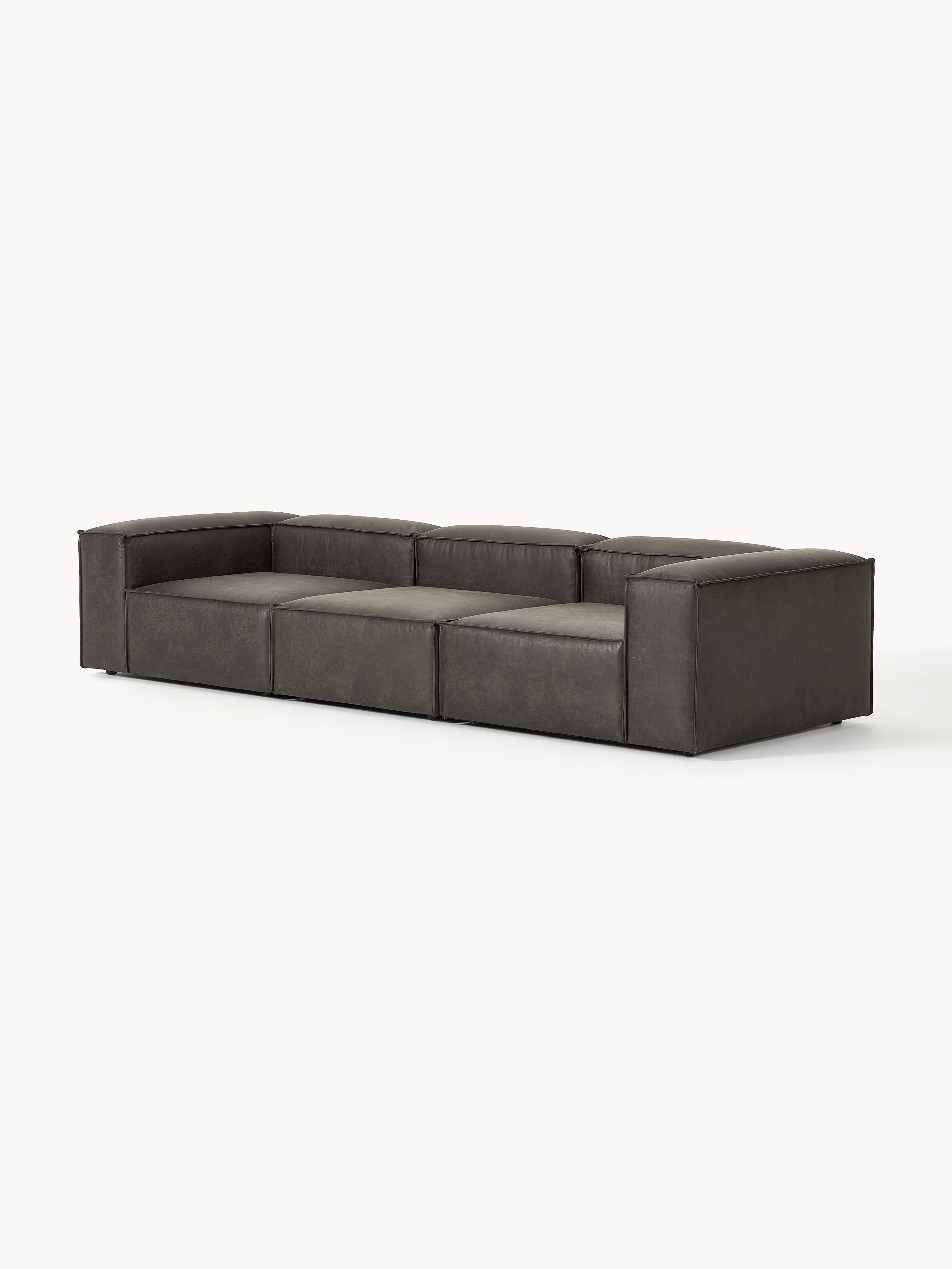 Lennon Modular Leather Sofa (4-seater)
