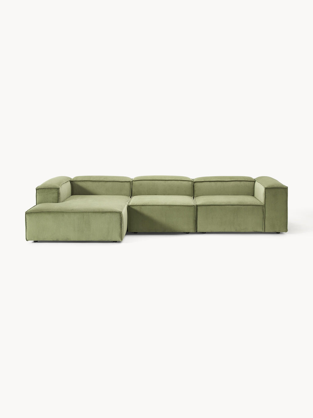 Gallery image 1 - Corduroy Modular Corner Sofa Lennon (4-seater)