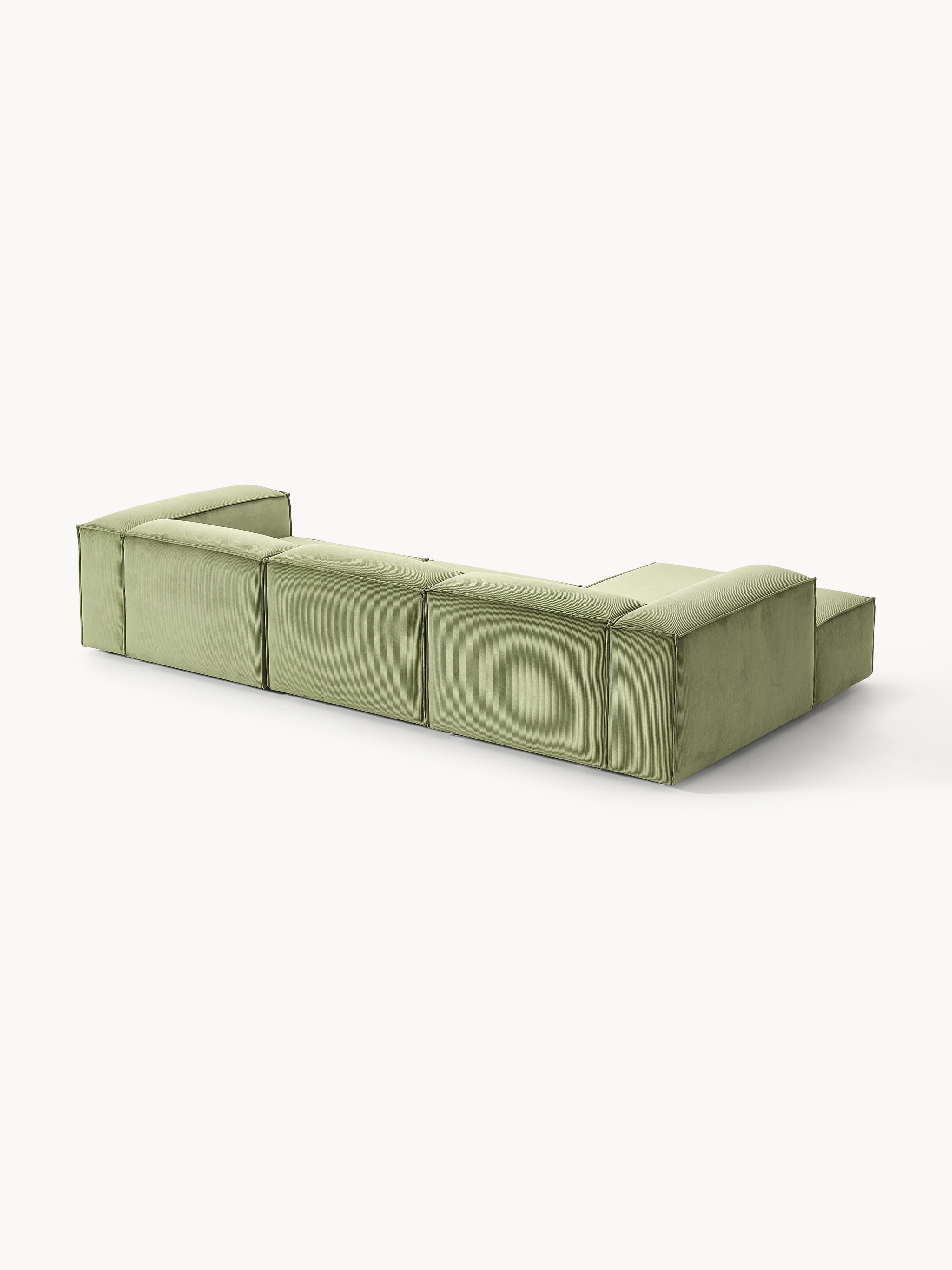 Lennon Corduroy Modular Corner Sofa (4-seater)