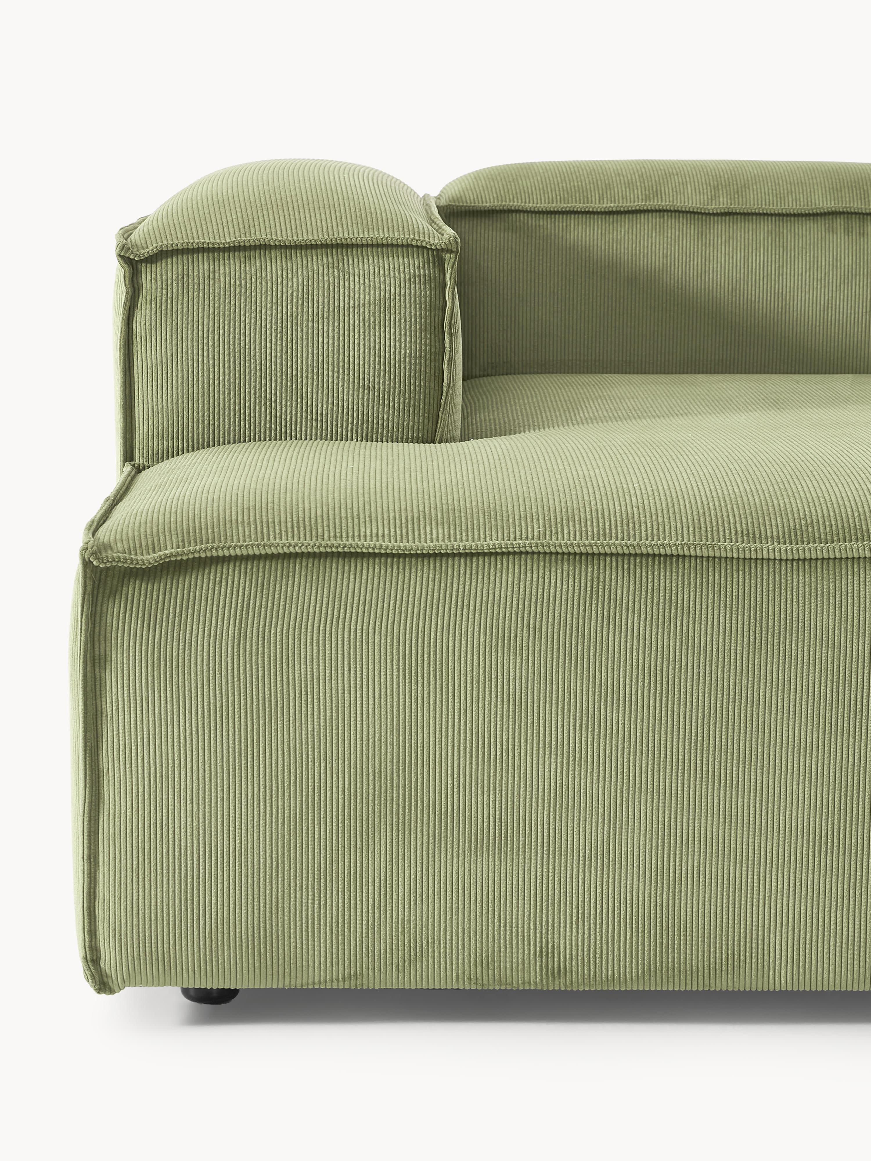 Lennon Corduroy Modular Corner Sofa (4-seater)
