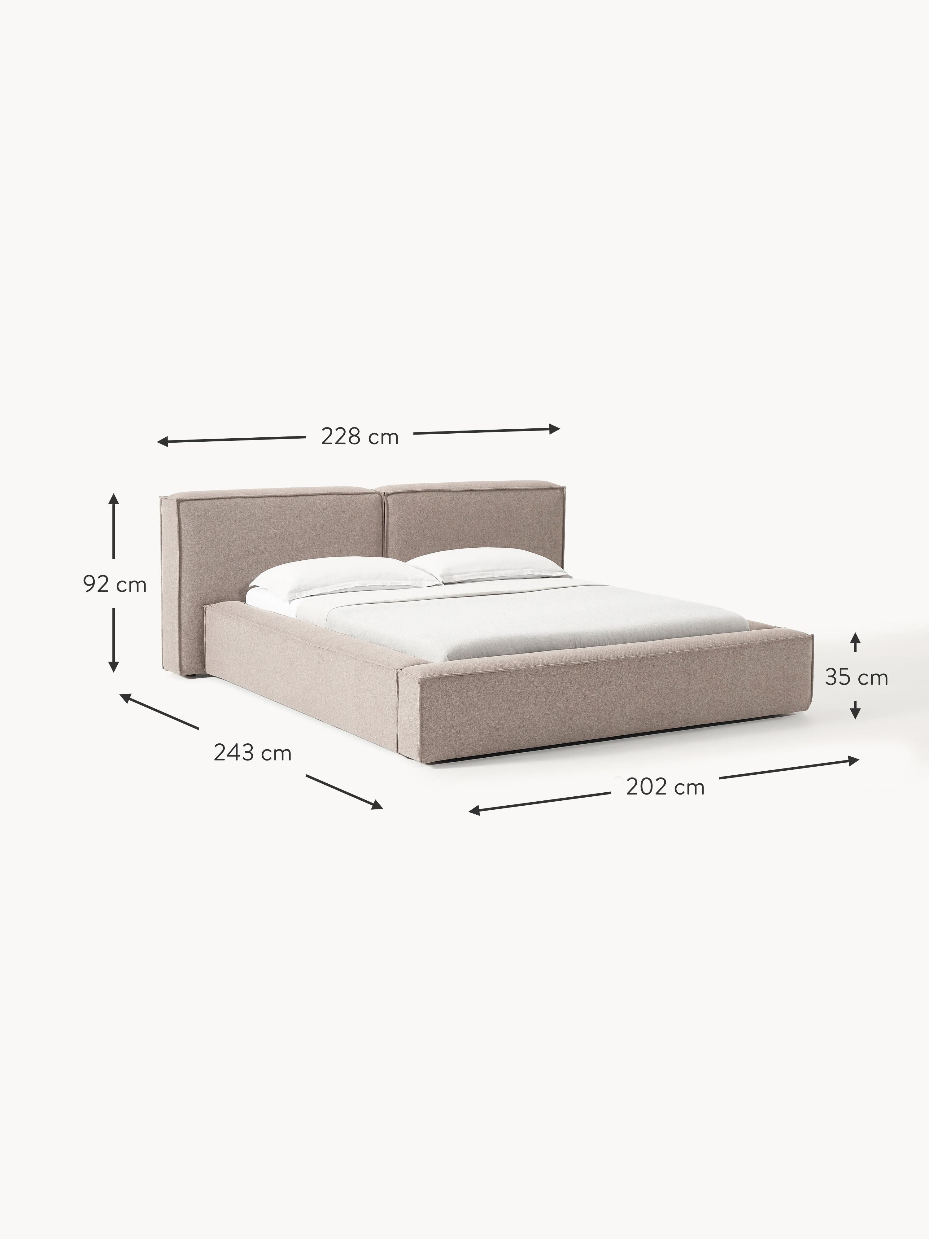 Lennon Upholstered Bed with Storage Space