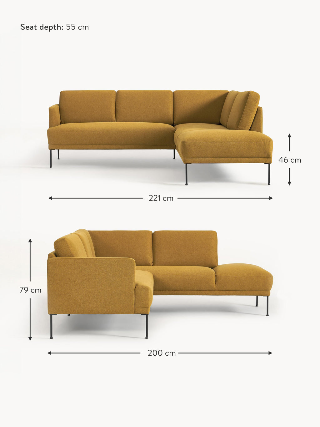 Fluente Corner Sofa