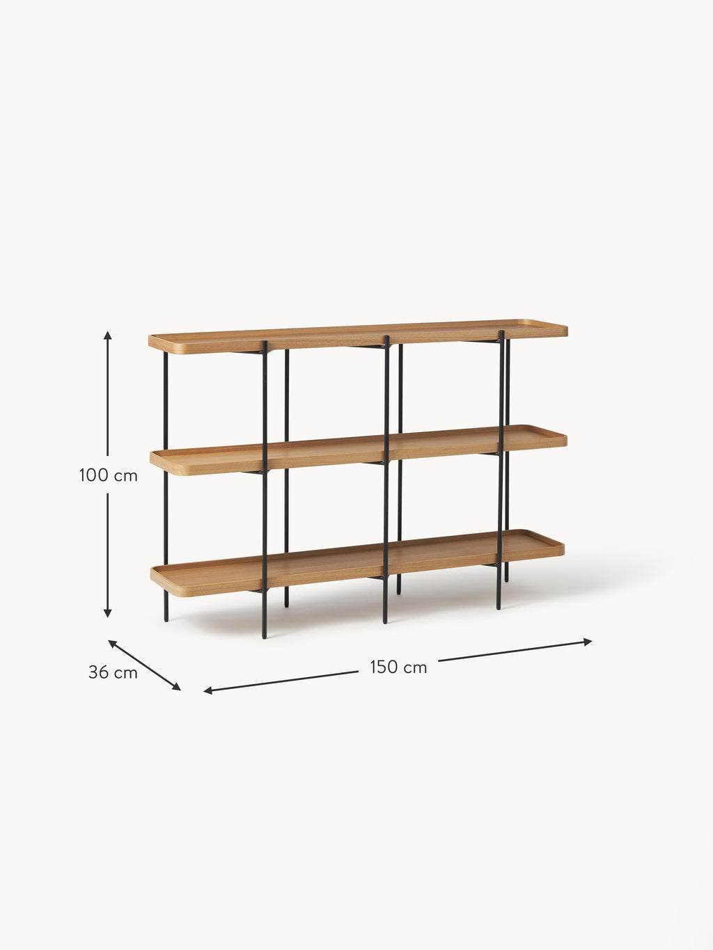 Renee Wooden Shelving Unit