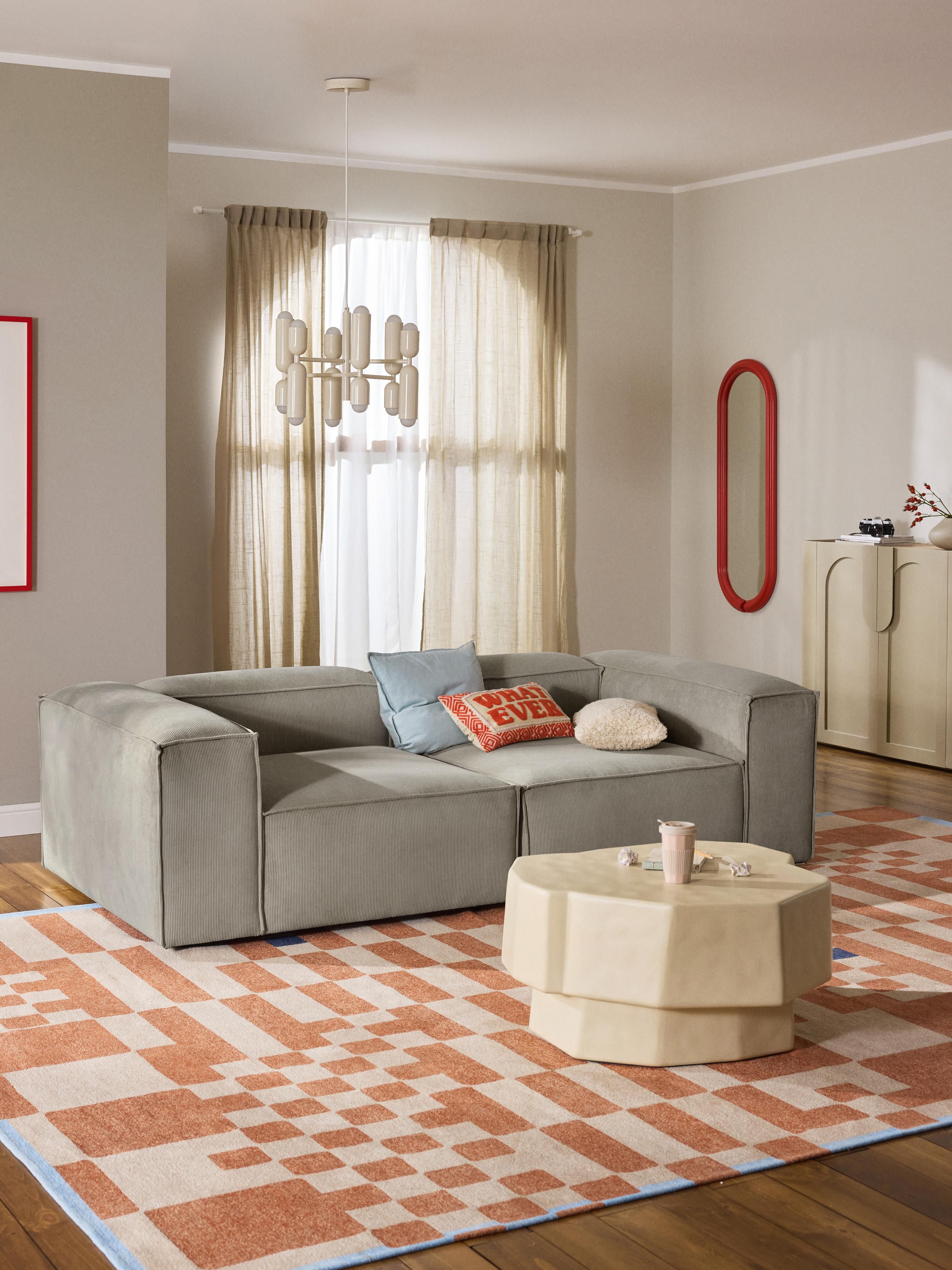 Lennon Corduroy Modular Sofa (3-seater)