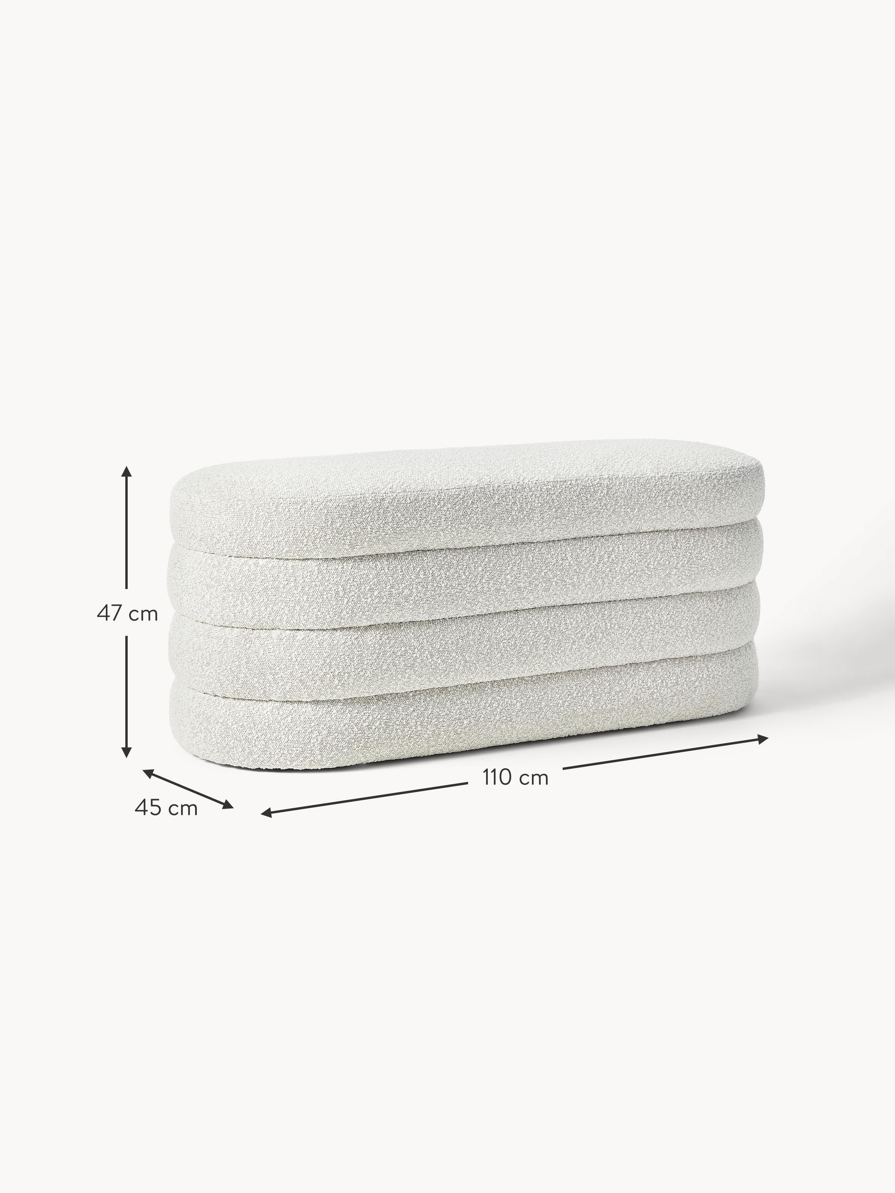Alto Upholstered Bouclé Bench