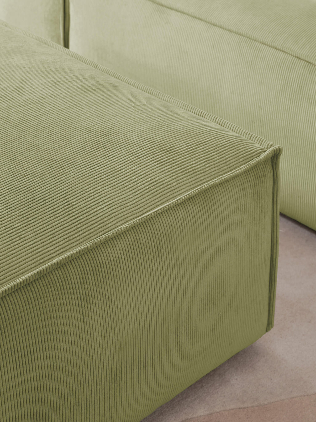 Lennon Corduroy Ottoman