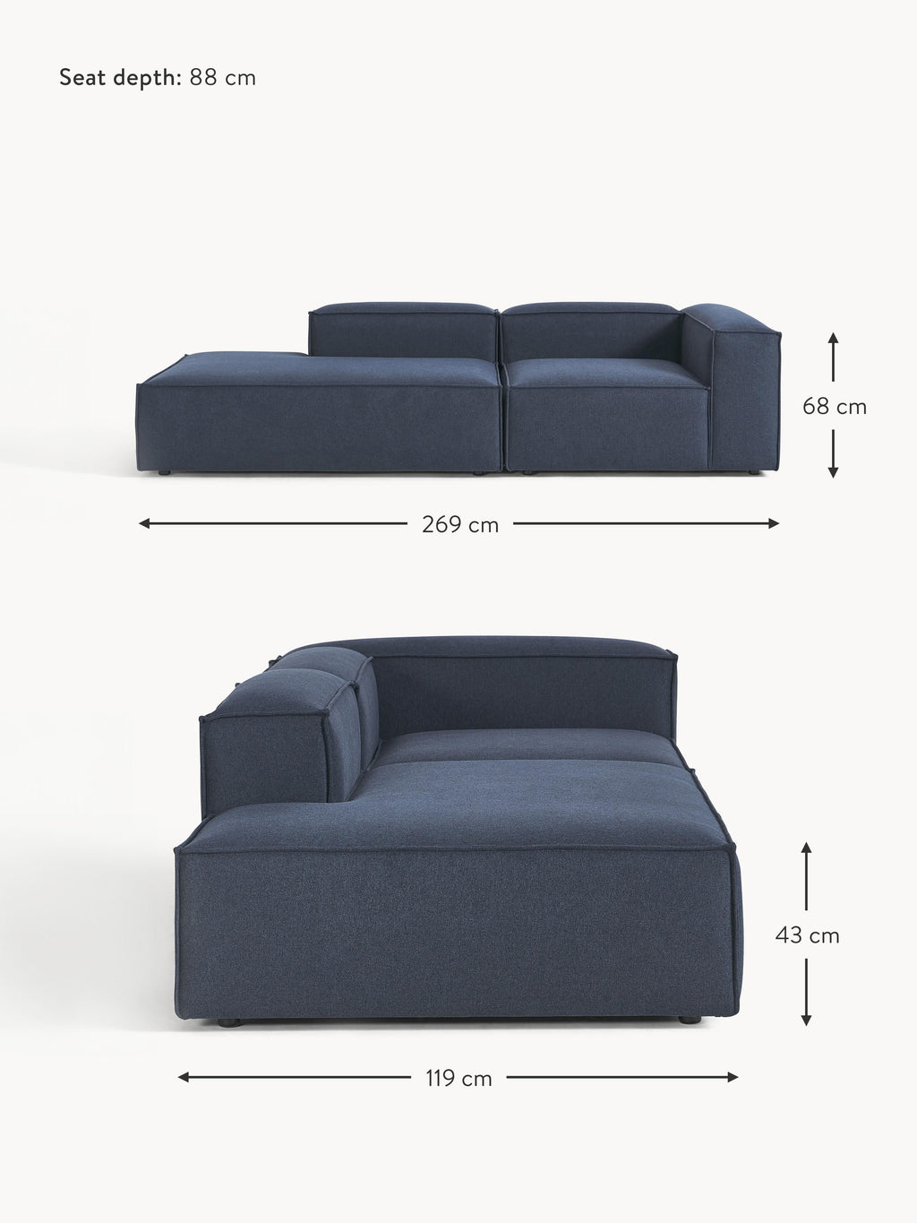 Lennon Modular Ottoman
