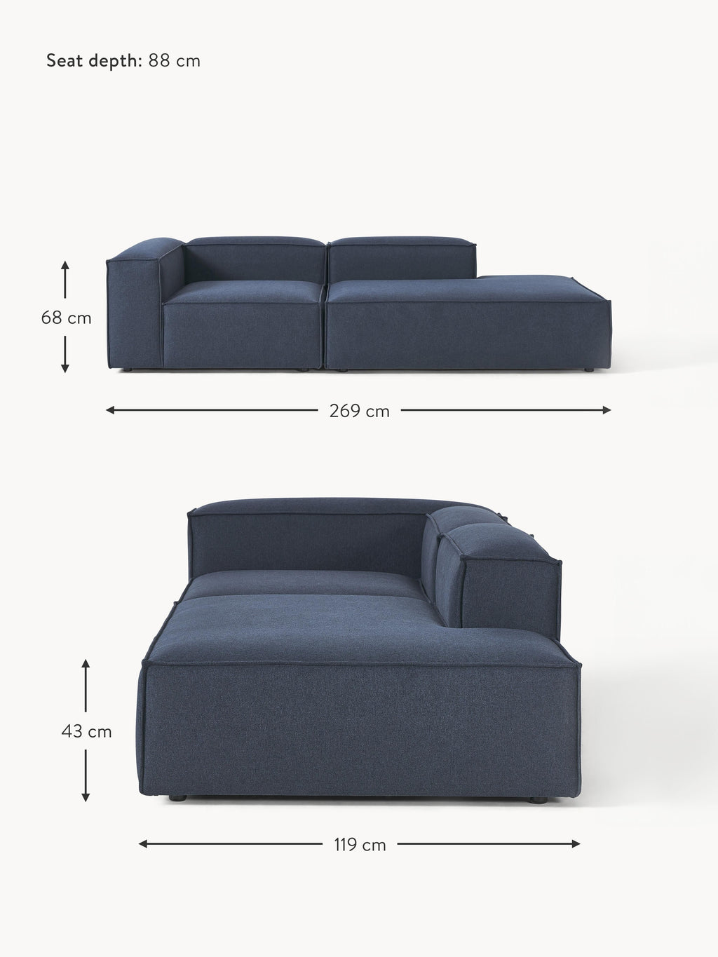 Lennon Modular Ottoman