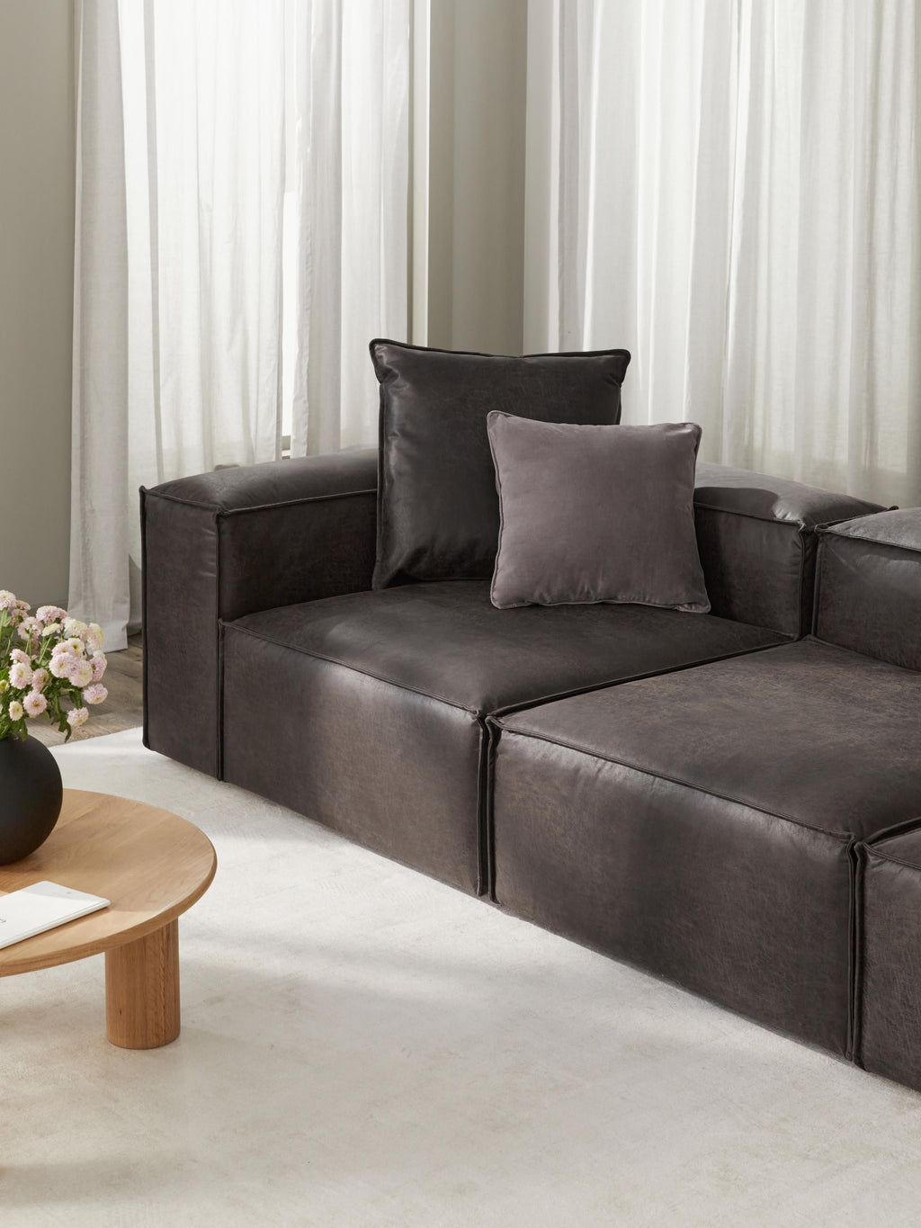 Lennon Leather Corner Module