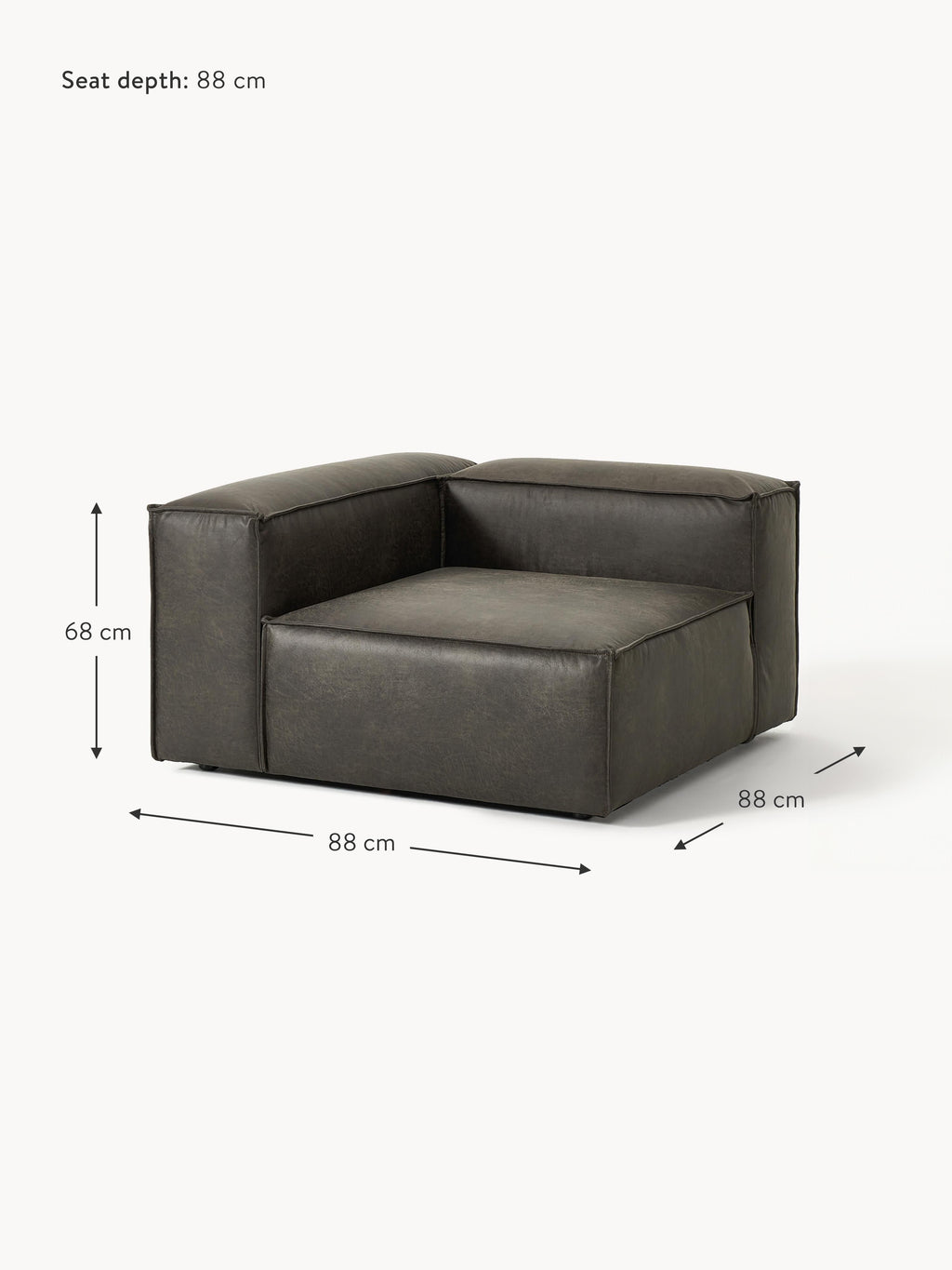 Lennon Leather Corner Module