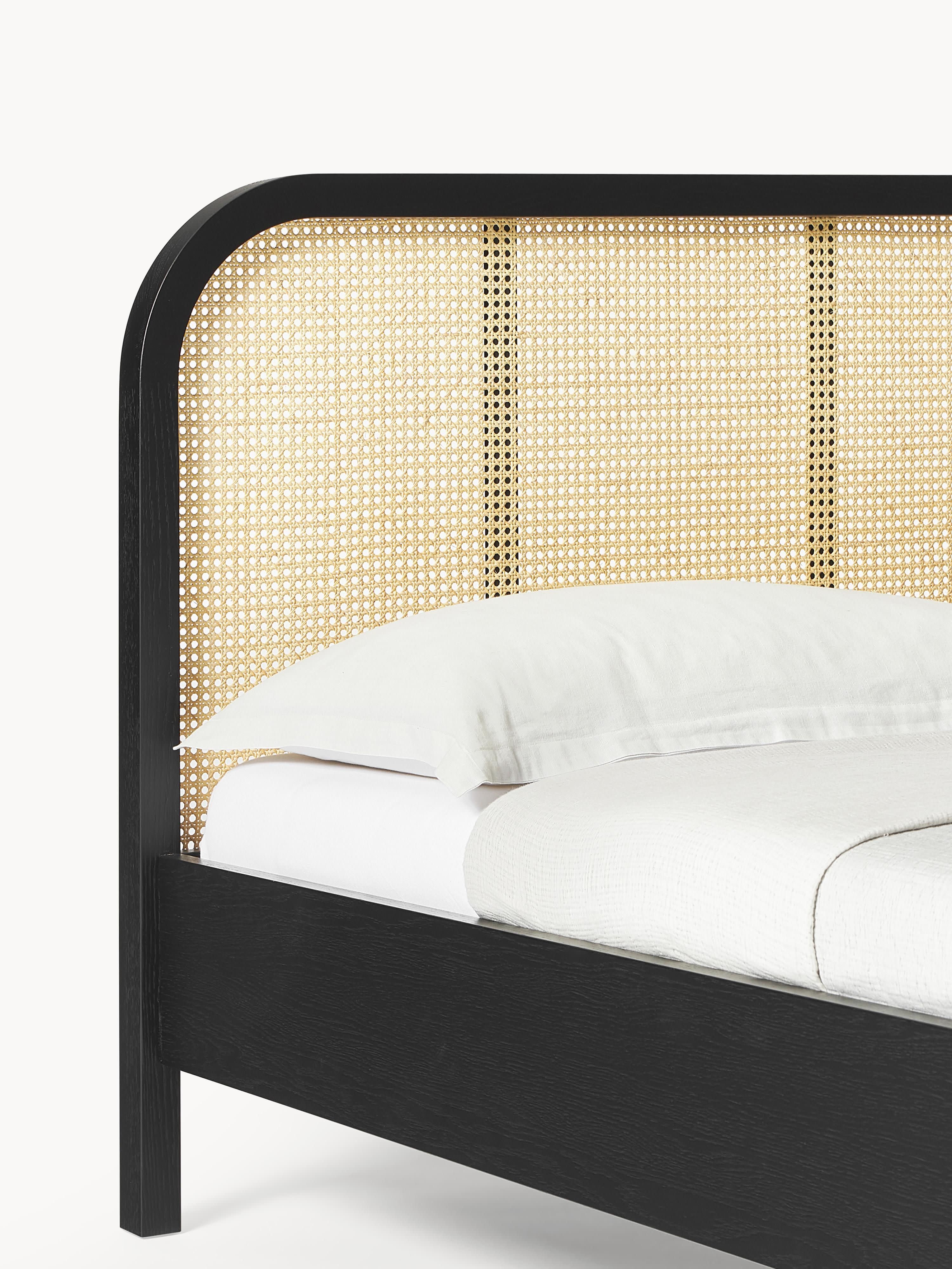 Jones Wooden Bed with Viennese Braid Headboard