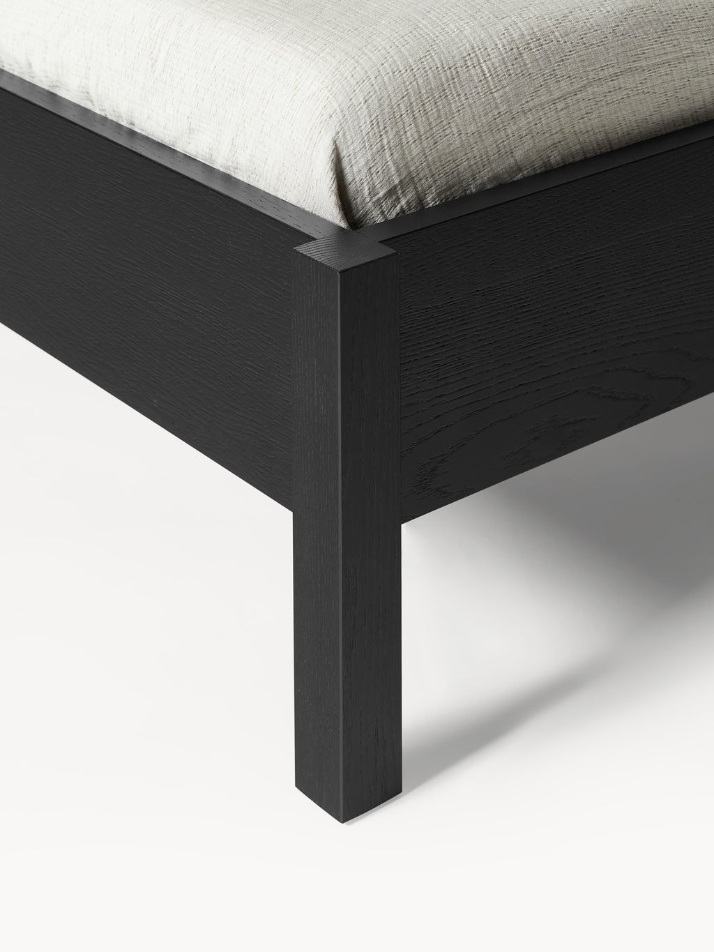 Jones Wooden Bed with Viennese Braid Headboard