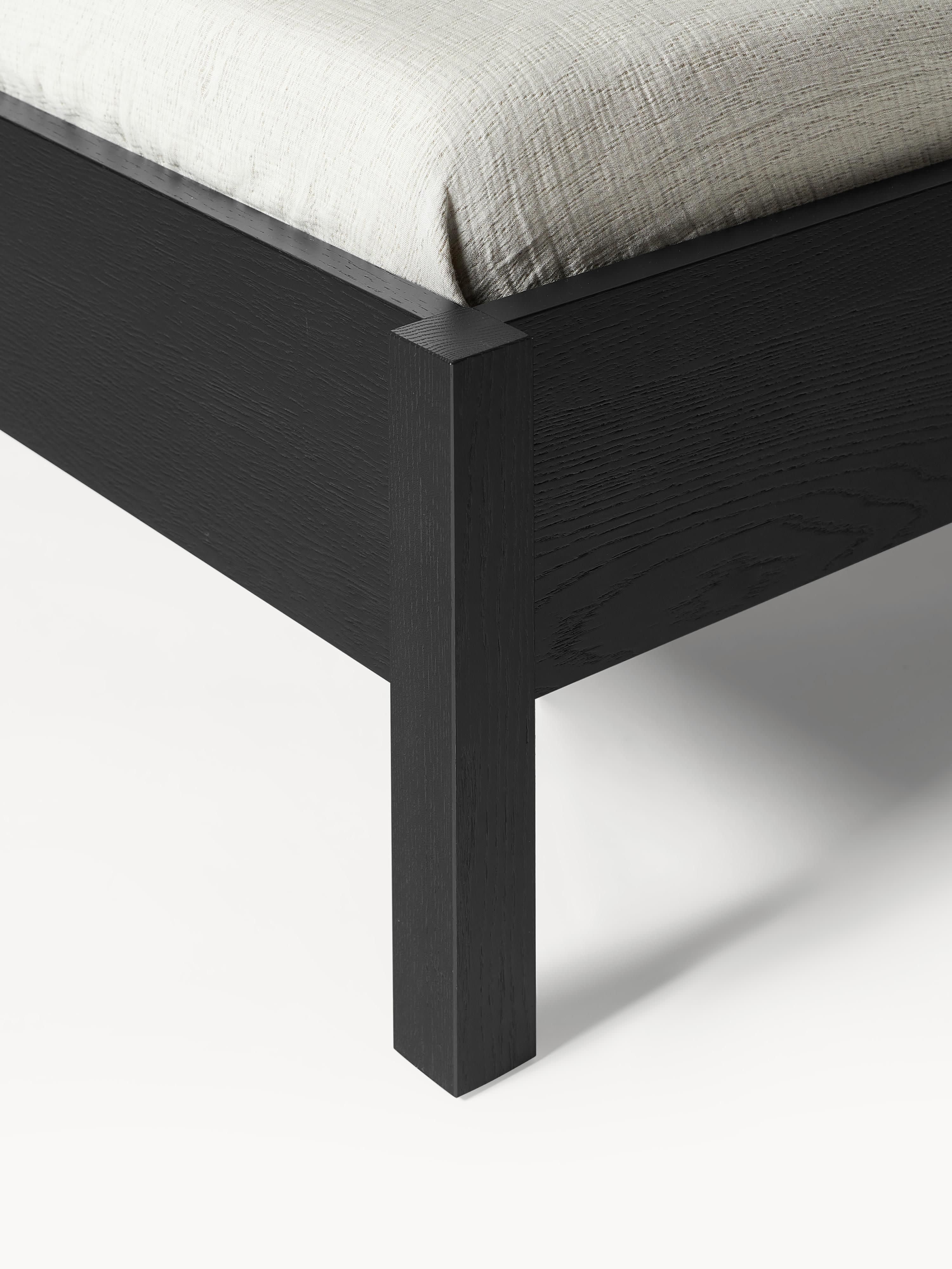 Jones Wooden Bed with Viennese Braid Headboard