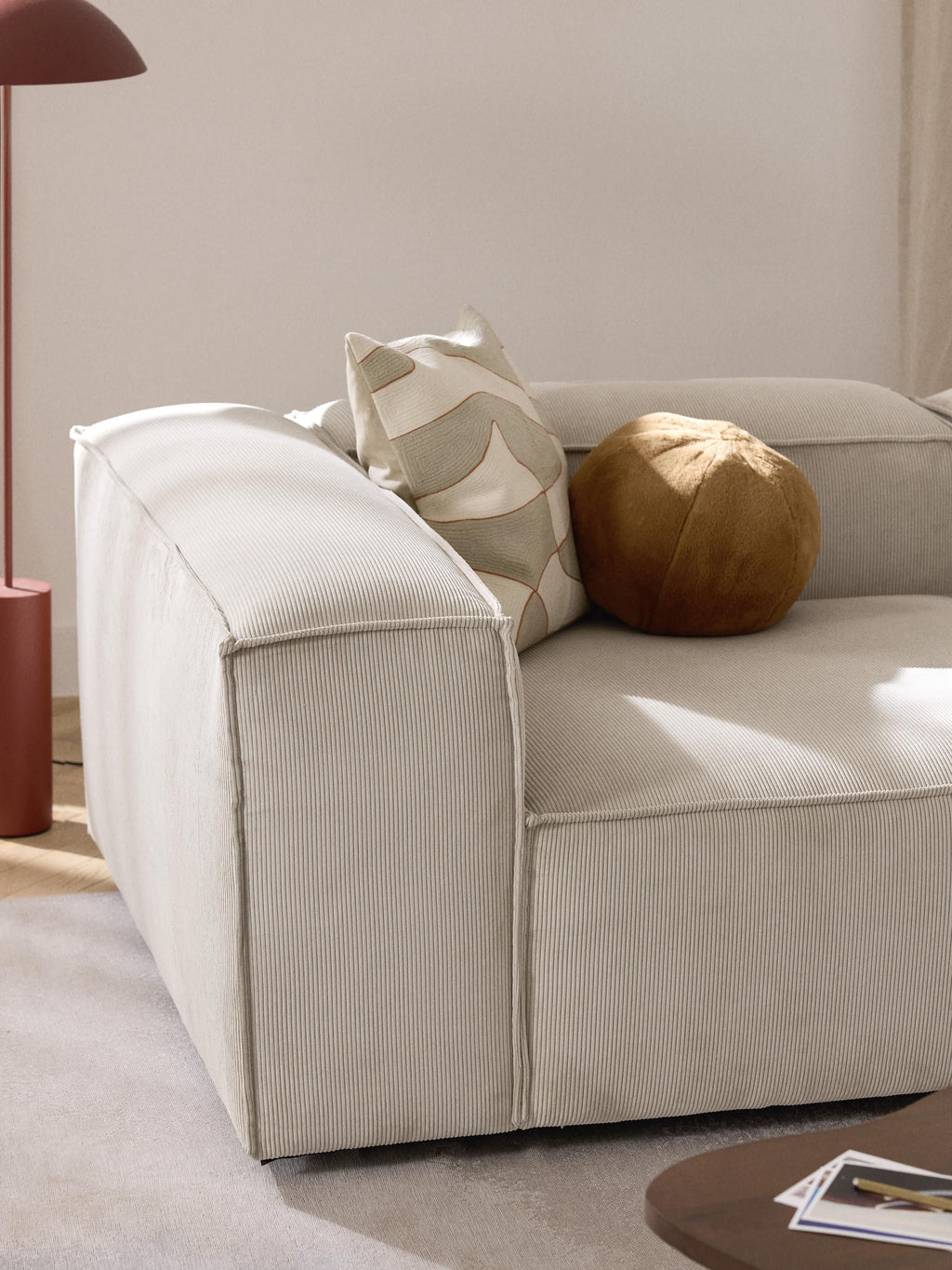 Lennon Corduroy Modular Ottoman