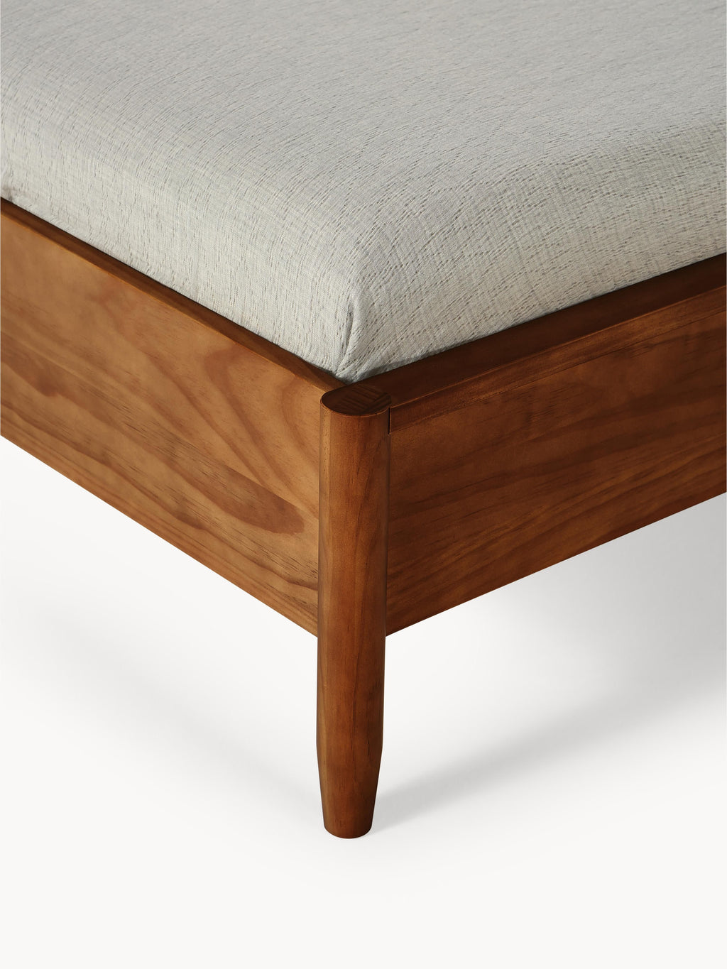 Windsor Pine Wood Bed with Headboard