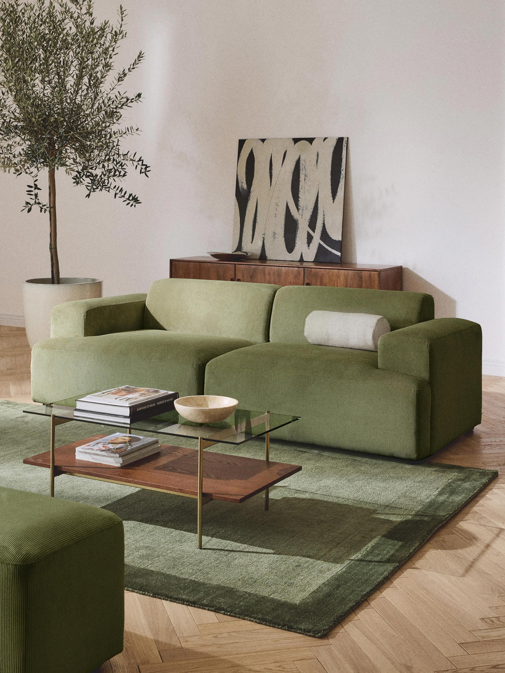 Melva Corduroy Sofa (2-seater)