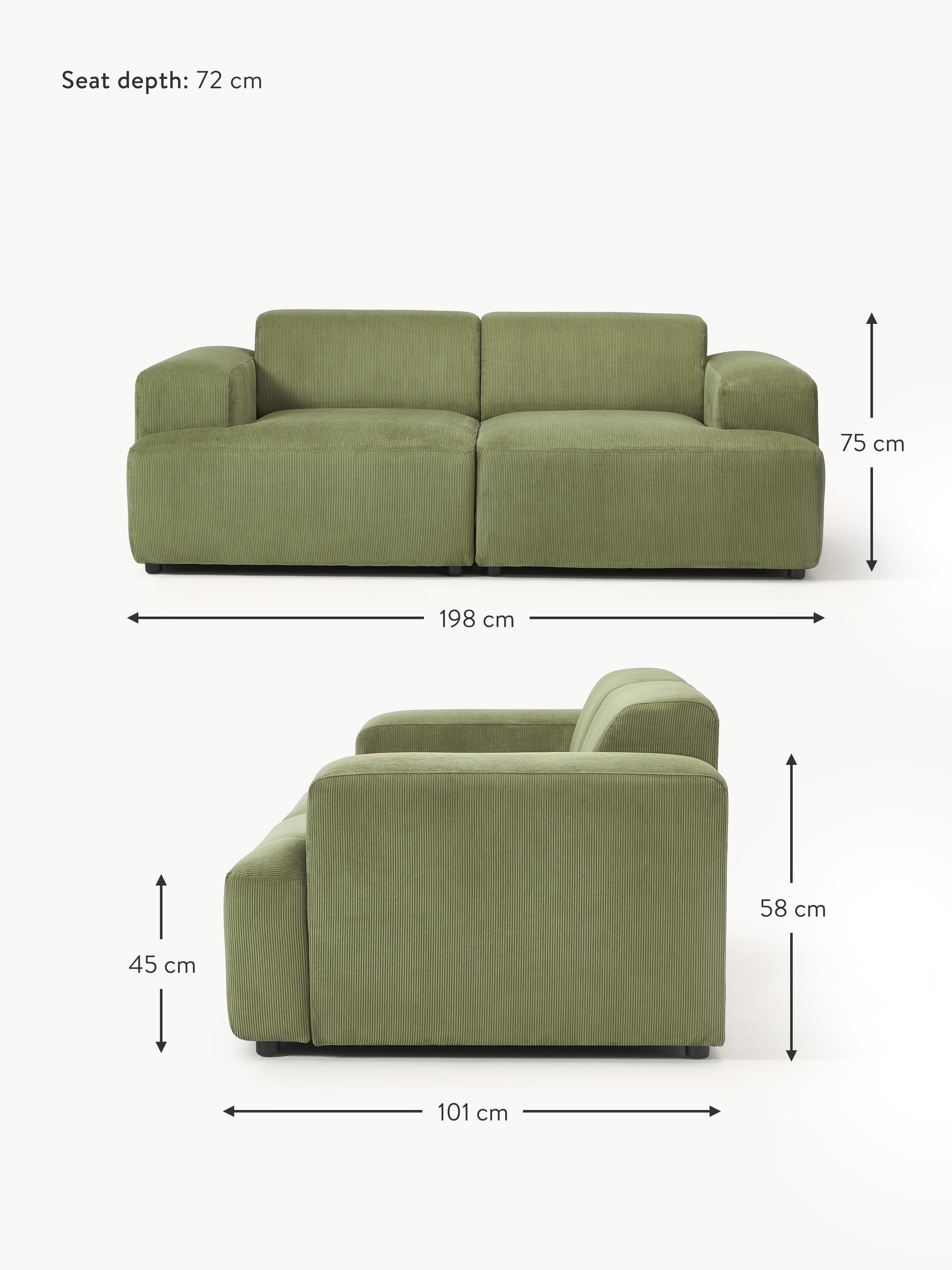 Melva Corduroy Sofa (2-seater)