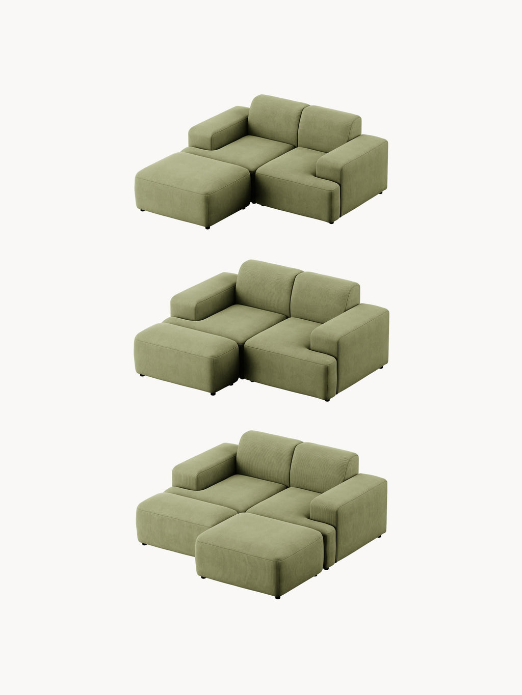 Melva Corduroy Sofa (2-seater)
