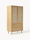 Gallery image 1 - Small Wardrobe Aries with Viennese Wickerwork, 2-doors