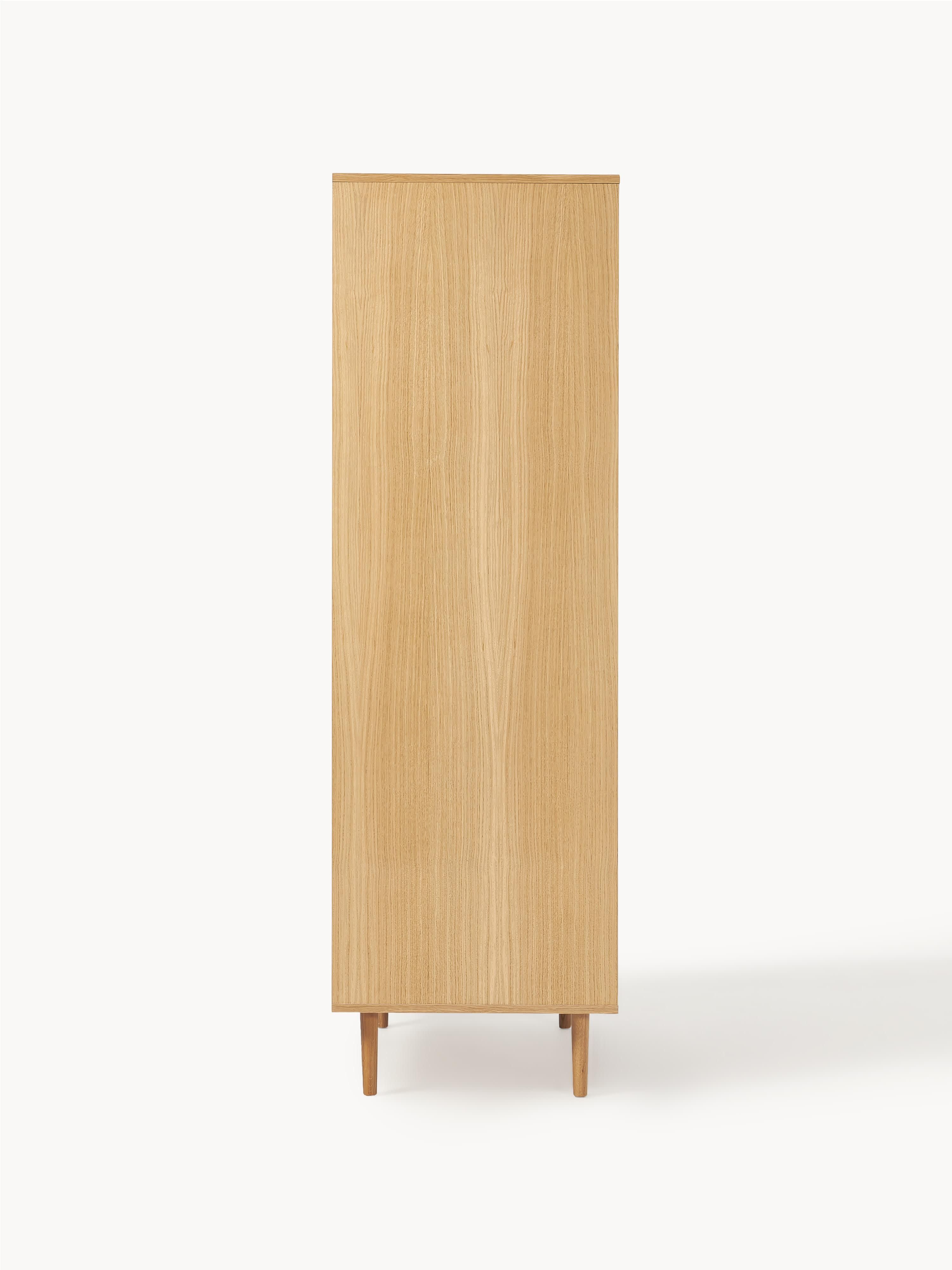 Aries Small Wardrobe with Viennese Wickerwork, 2-doors