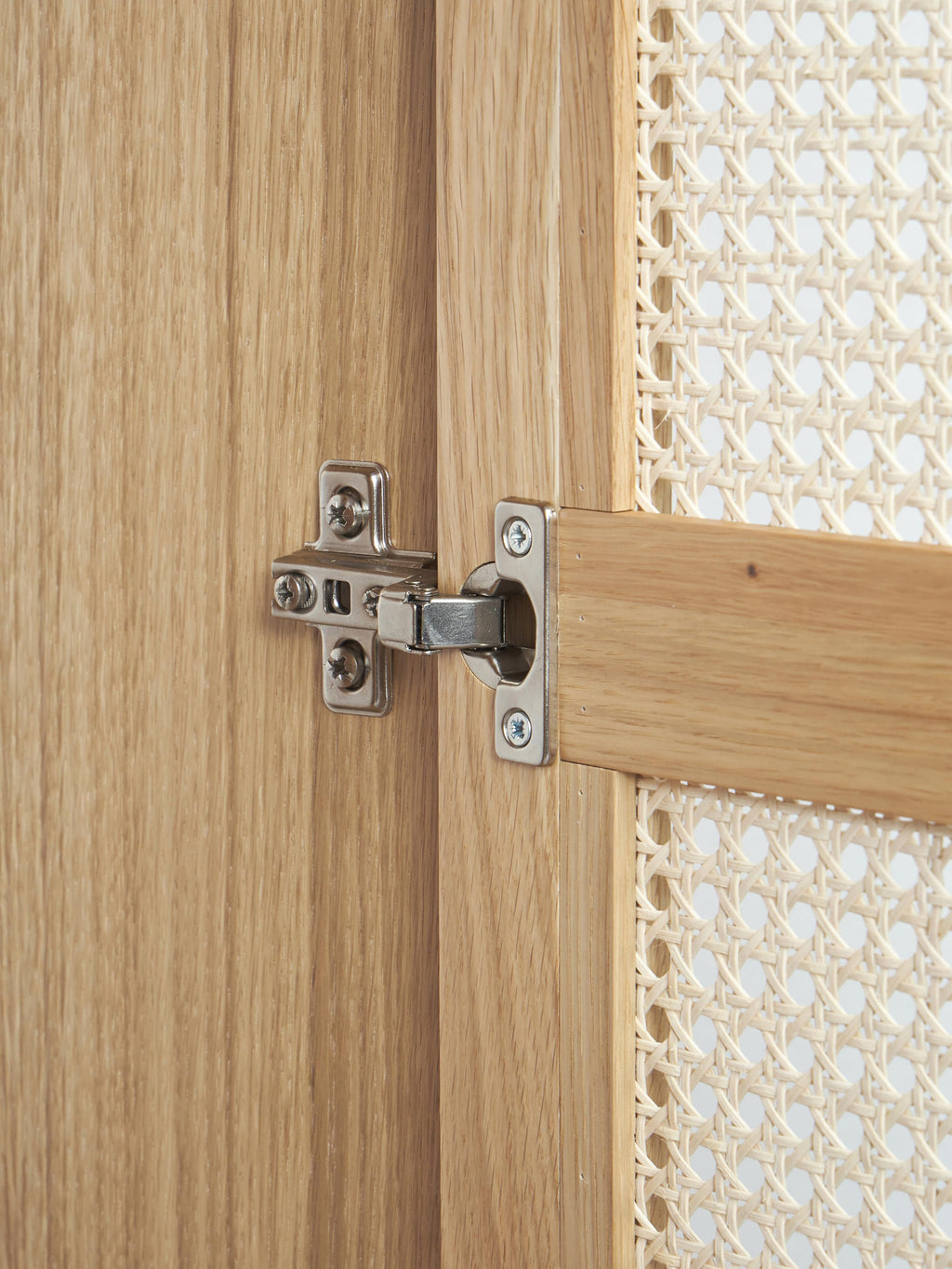Aries Small Wardrobe with Viennese Wickerwork, 2-doors