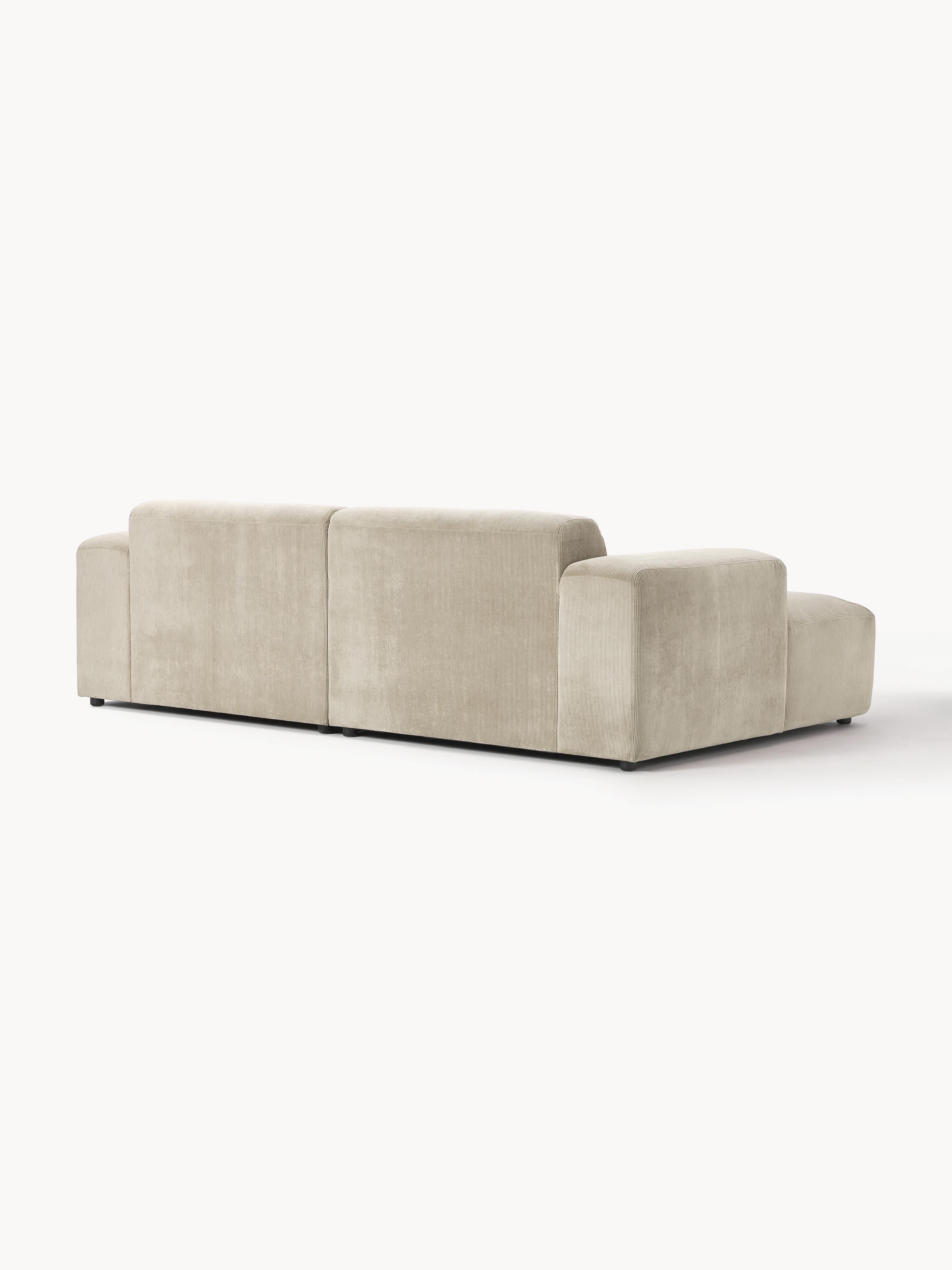 Melva Corduroy Corner Sofa (3-seater)