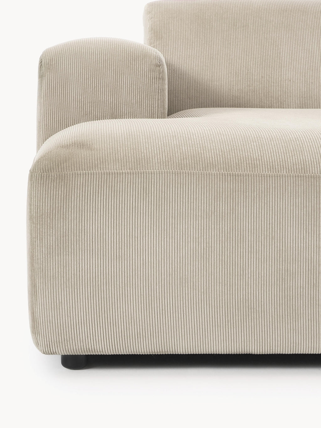 Melva Corduroy Corner Sofa (3-seater)