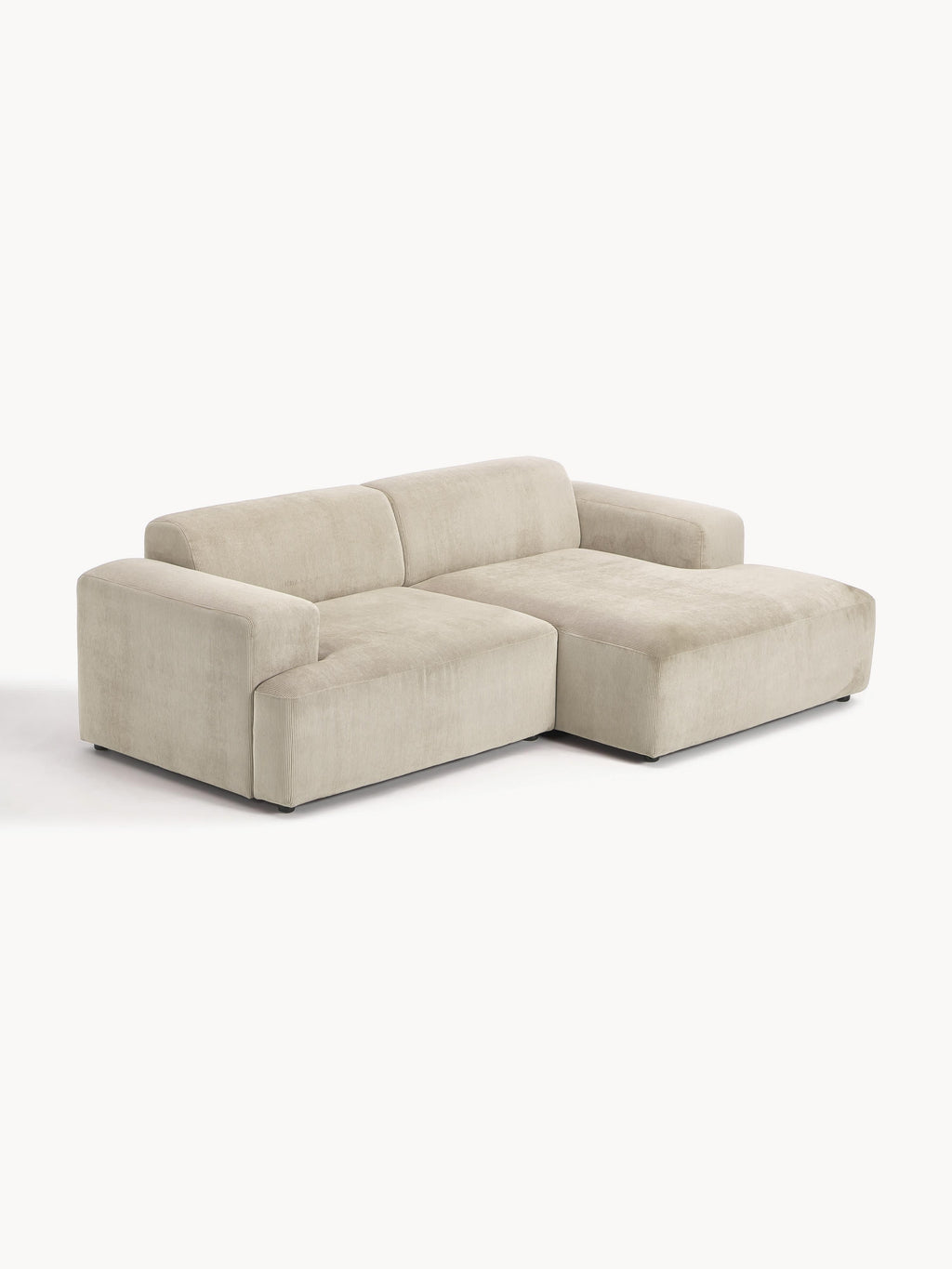 Melva Corduroy Corner Sofa (3-seater)