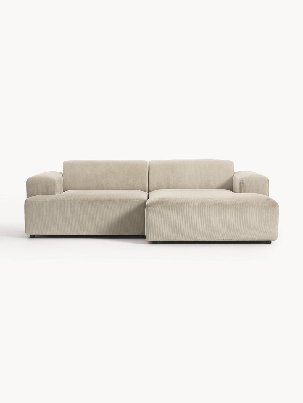 Melva Corduroy Corner Sofa (3-seater)