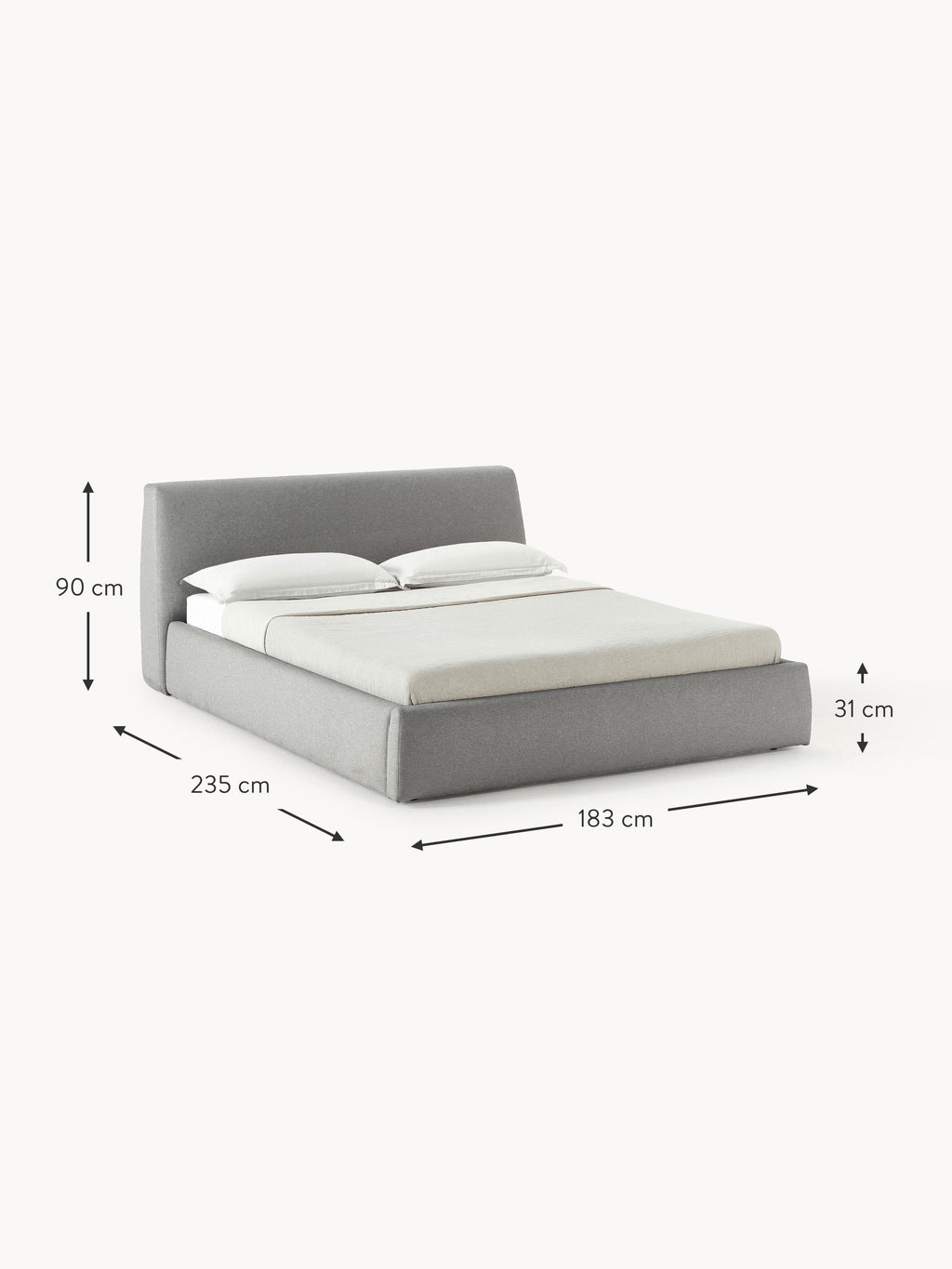 Cloud Upholstered Bed