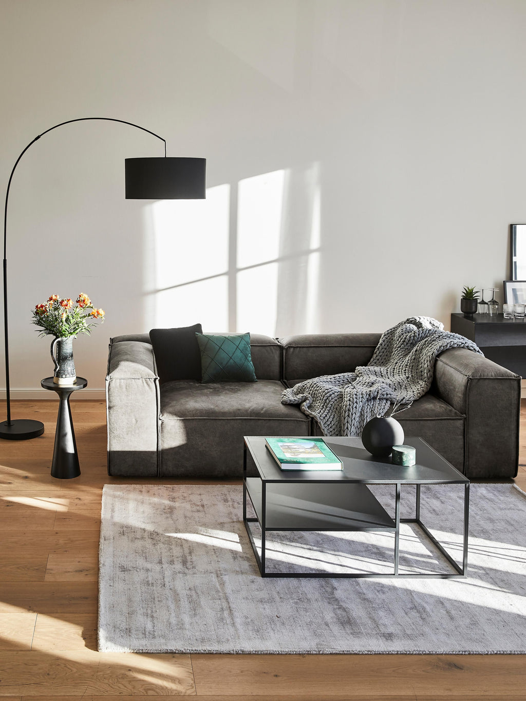 Lennon Modular Leather Sofa (3-seater)