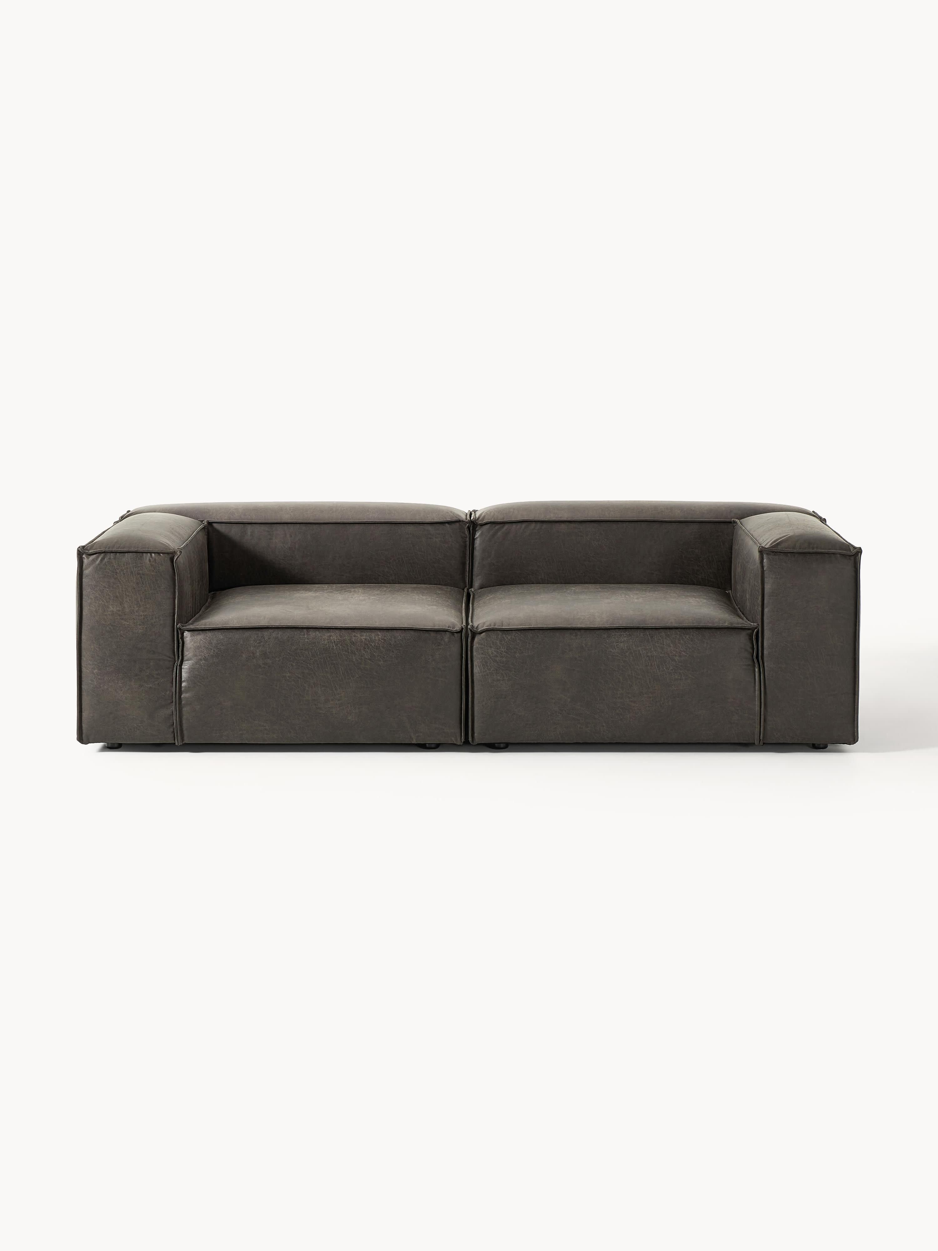 Lennon Modular Leather Sofa (3-seater)