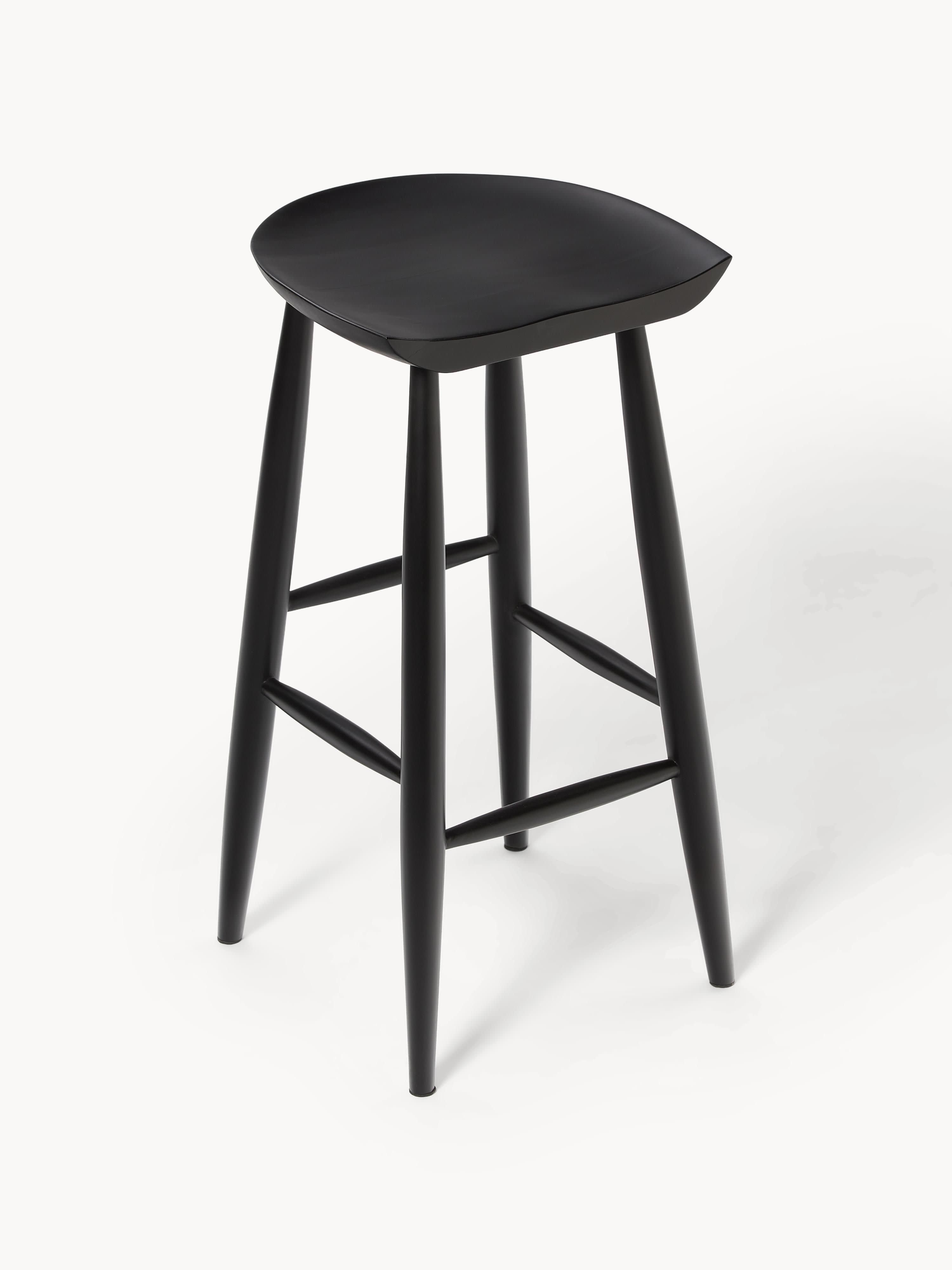 Nino Mango Wood Bar Stool