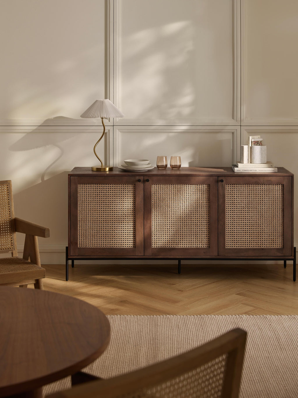 Vienna Sideboard with Viennese Wickerwork