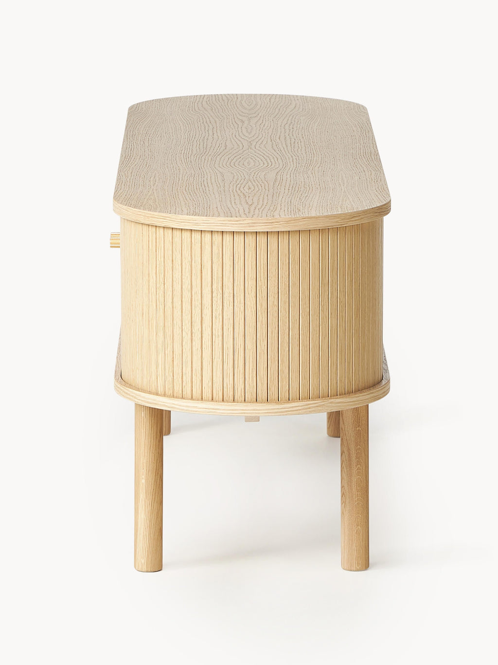 Calary Lowboard with Fluted Front
