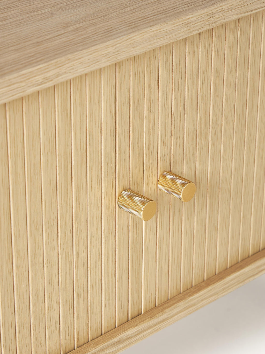 Calary Lowboard with Fluted Front