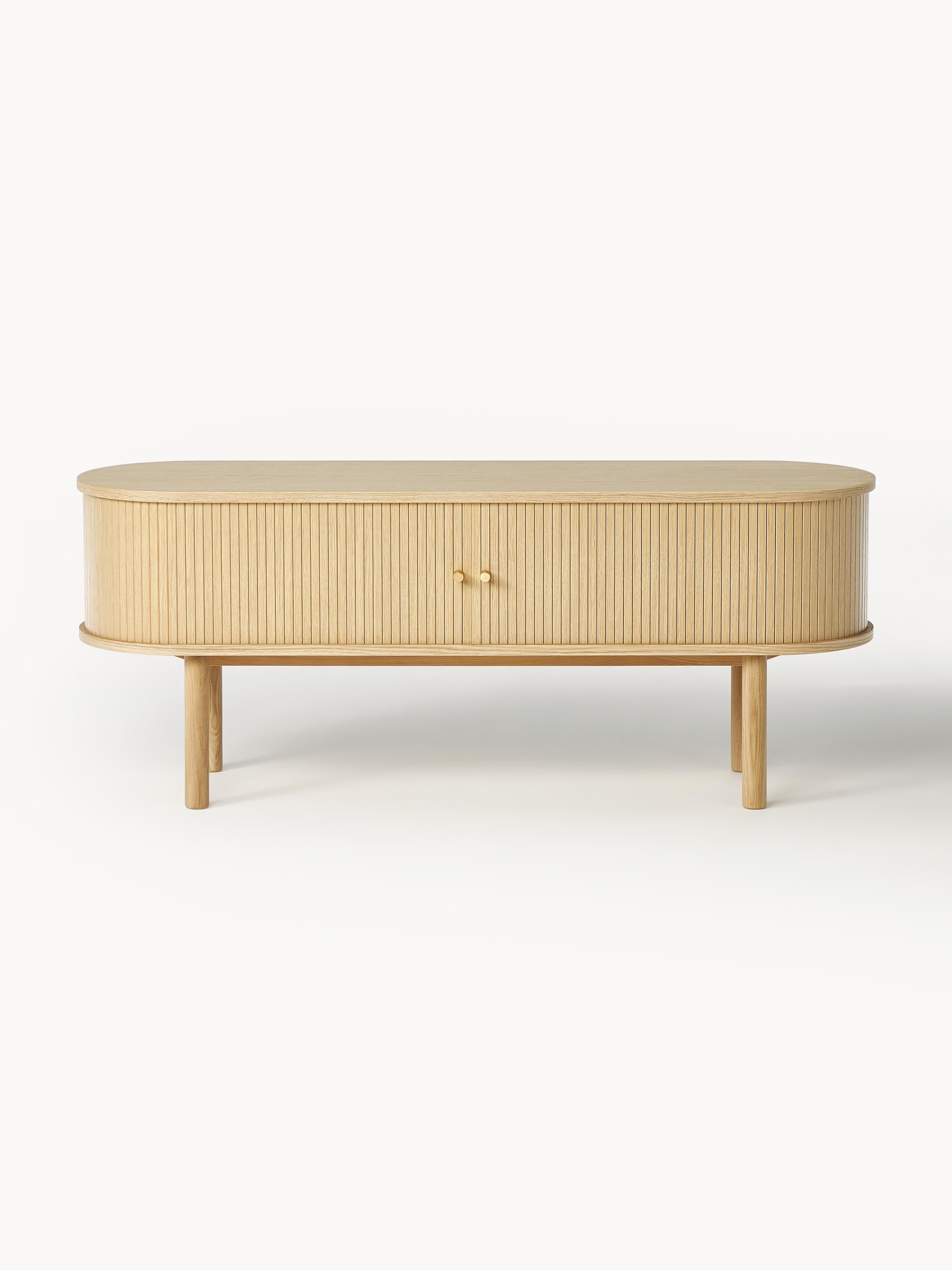 Calary Lowboard with Fluted Front