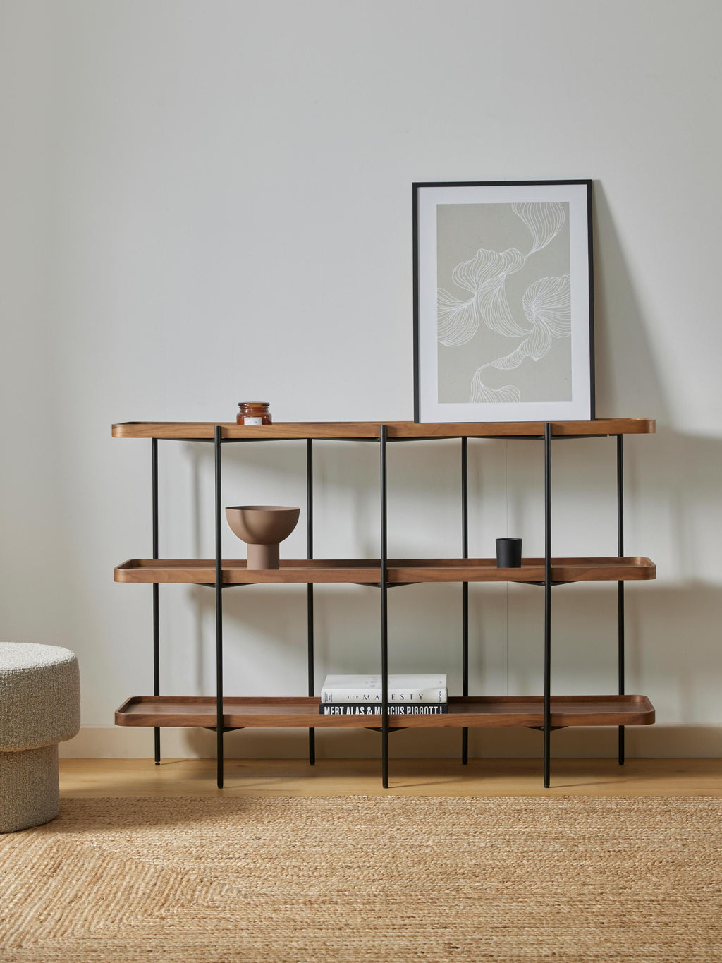 Renee Wooden Shelving Unit