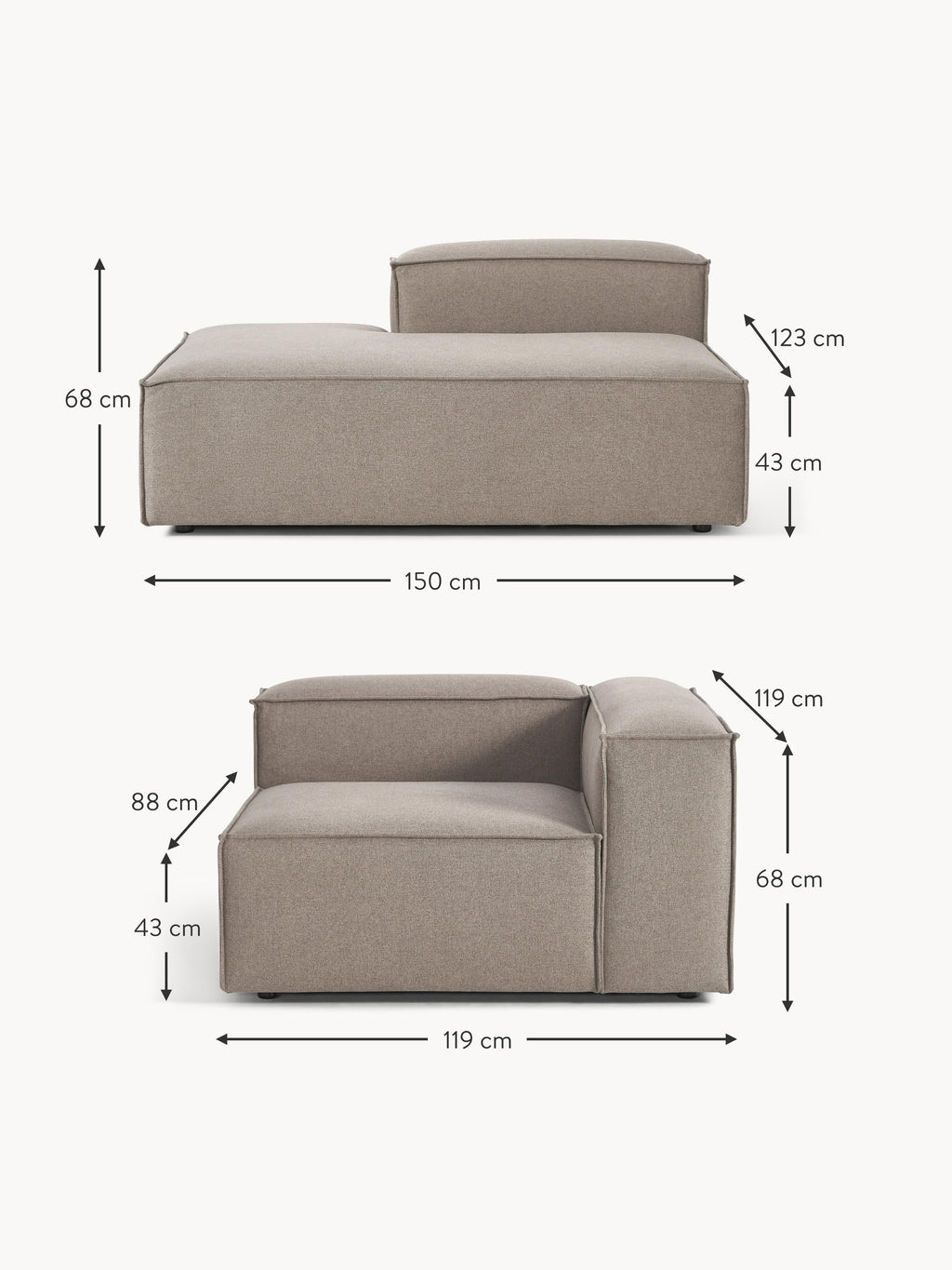 Lennon Modular Ottoman